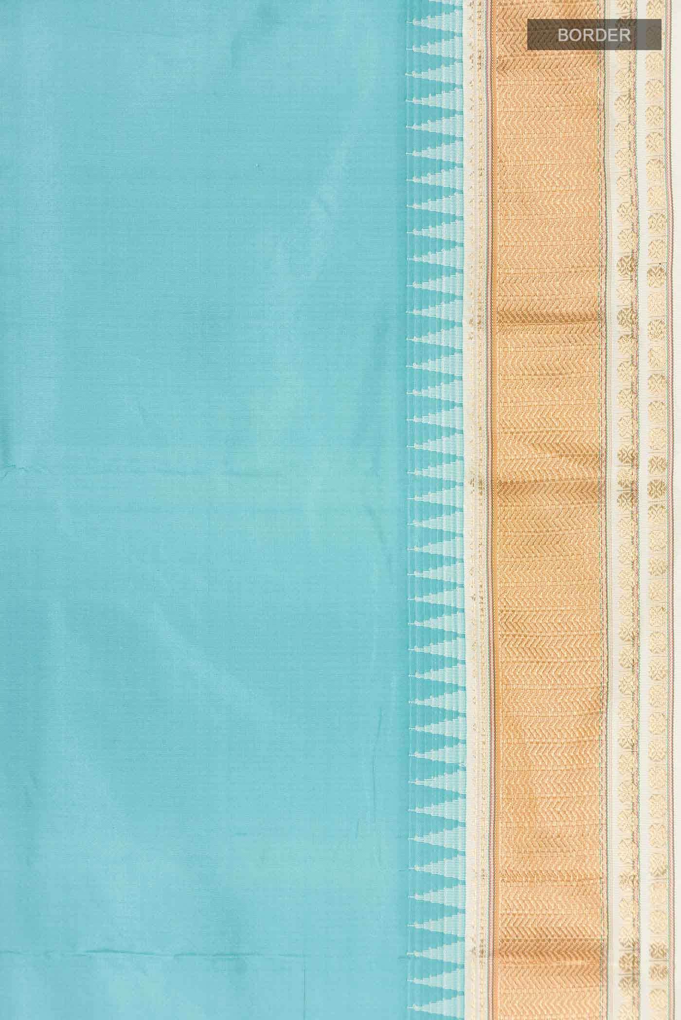 Blue Bangalore Silk Saree