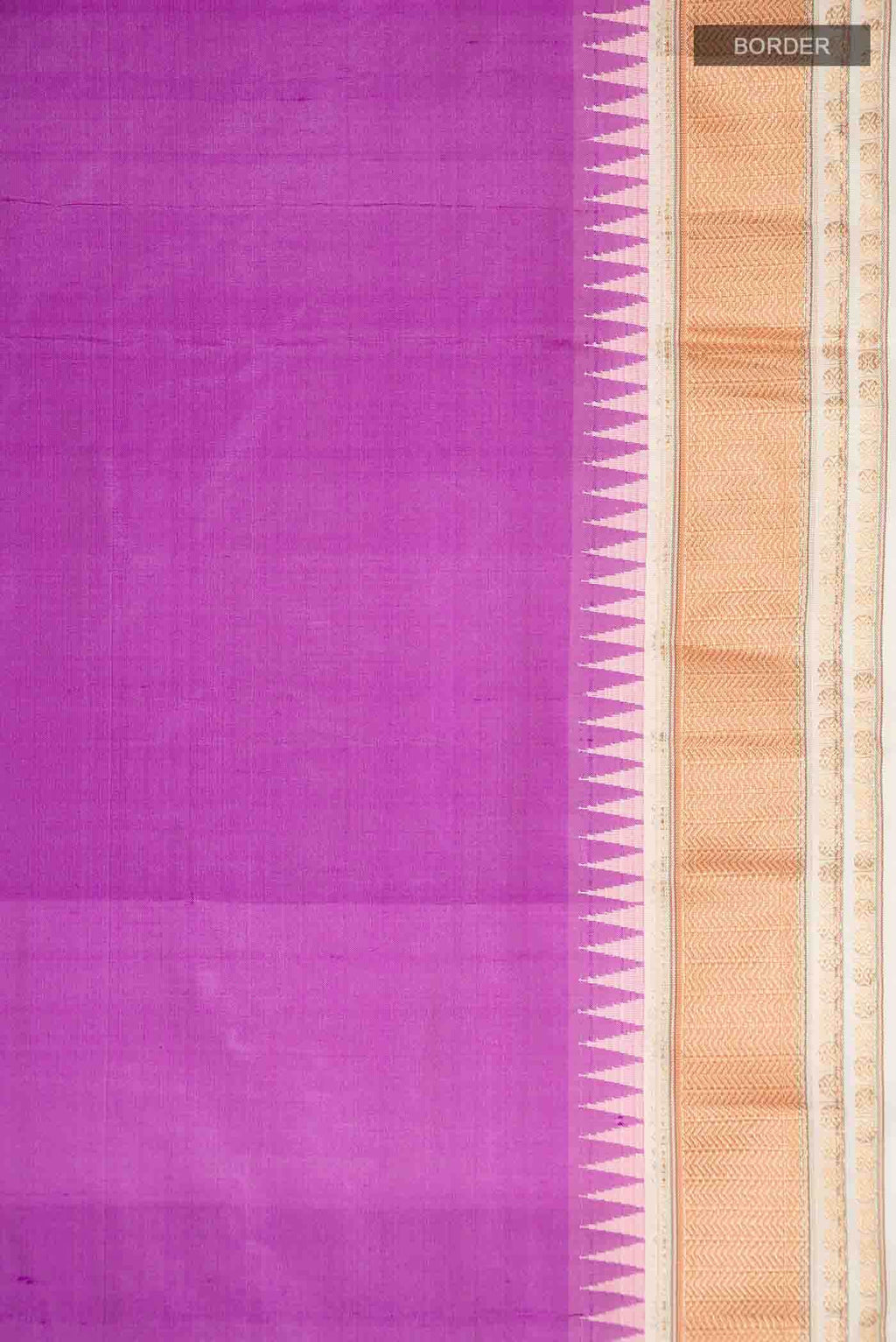 Purple Bangalore Silk - kadyal Saree