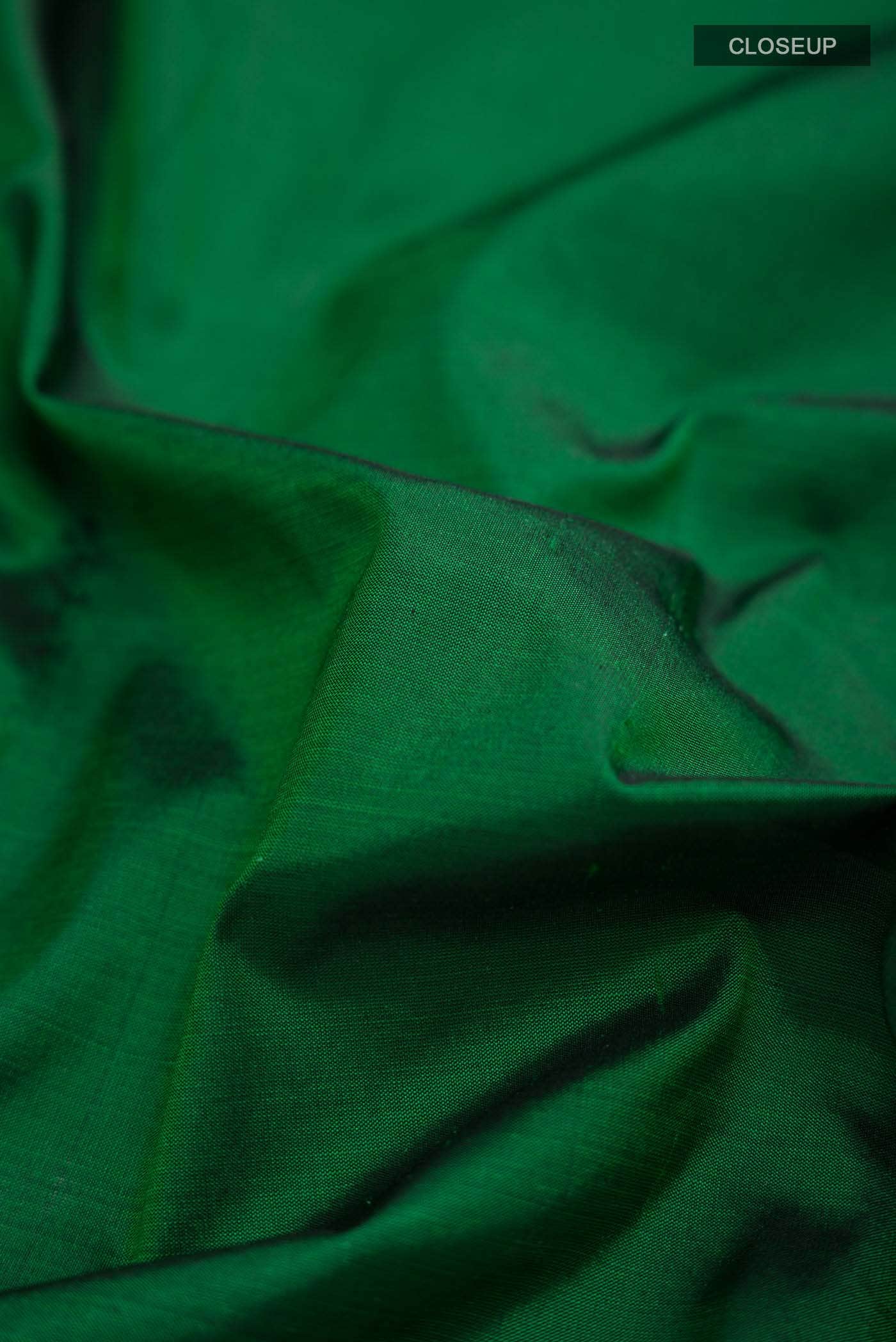 Green Bangalore Silk - kadyal Saree
