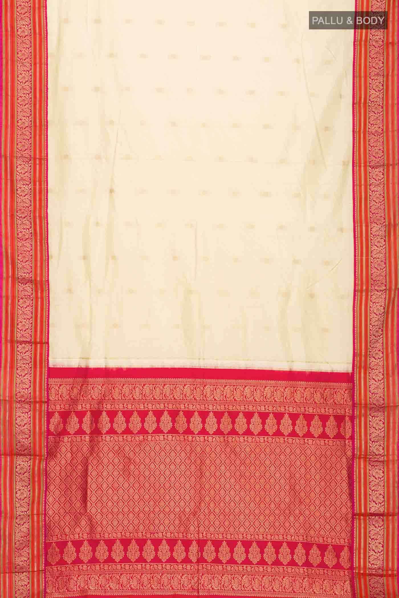 Sandal Bangalore Silk - kadyal Saree