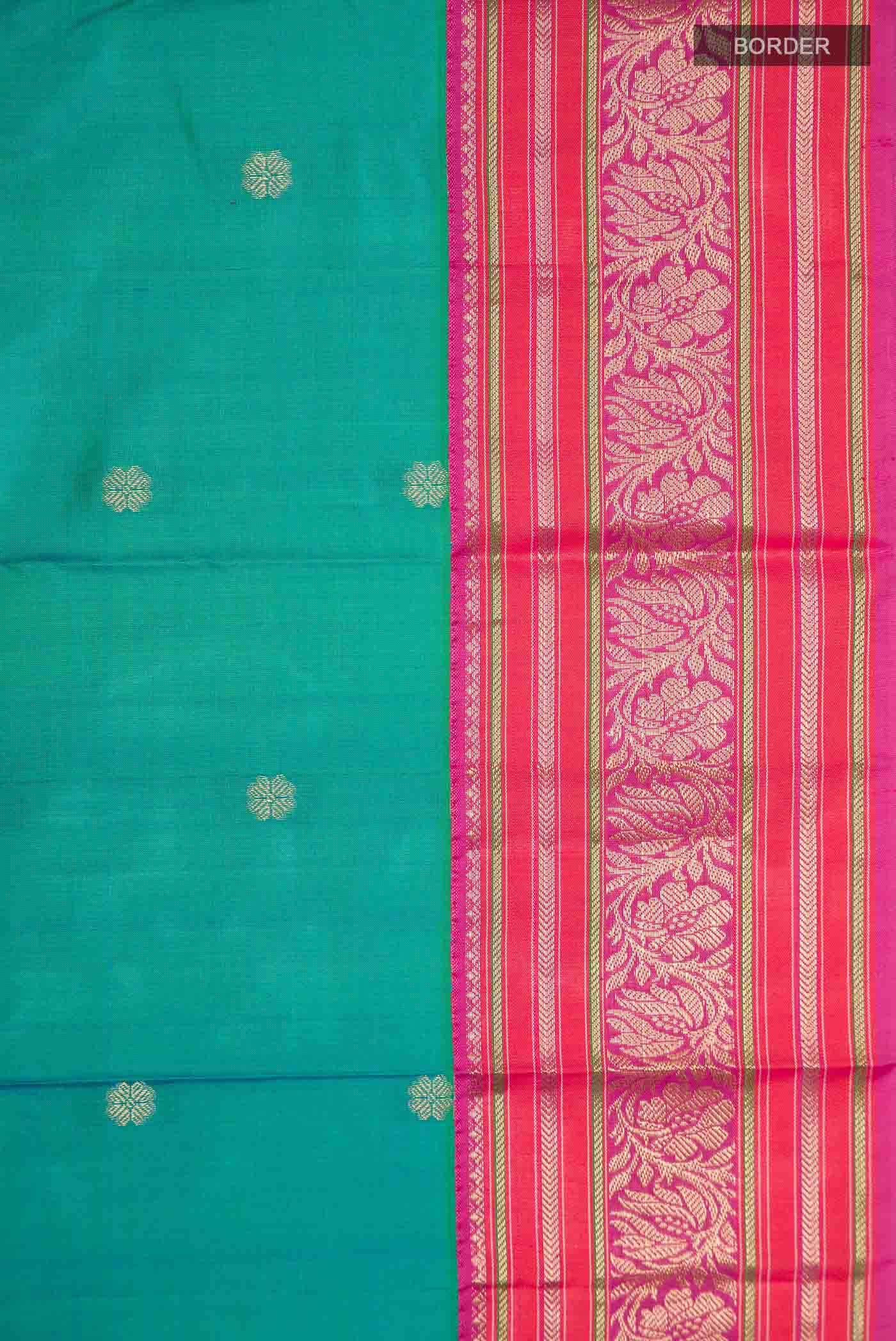 Blue Bangalore Silk - kadyal Saree