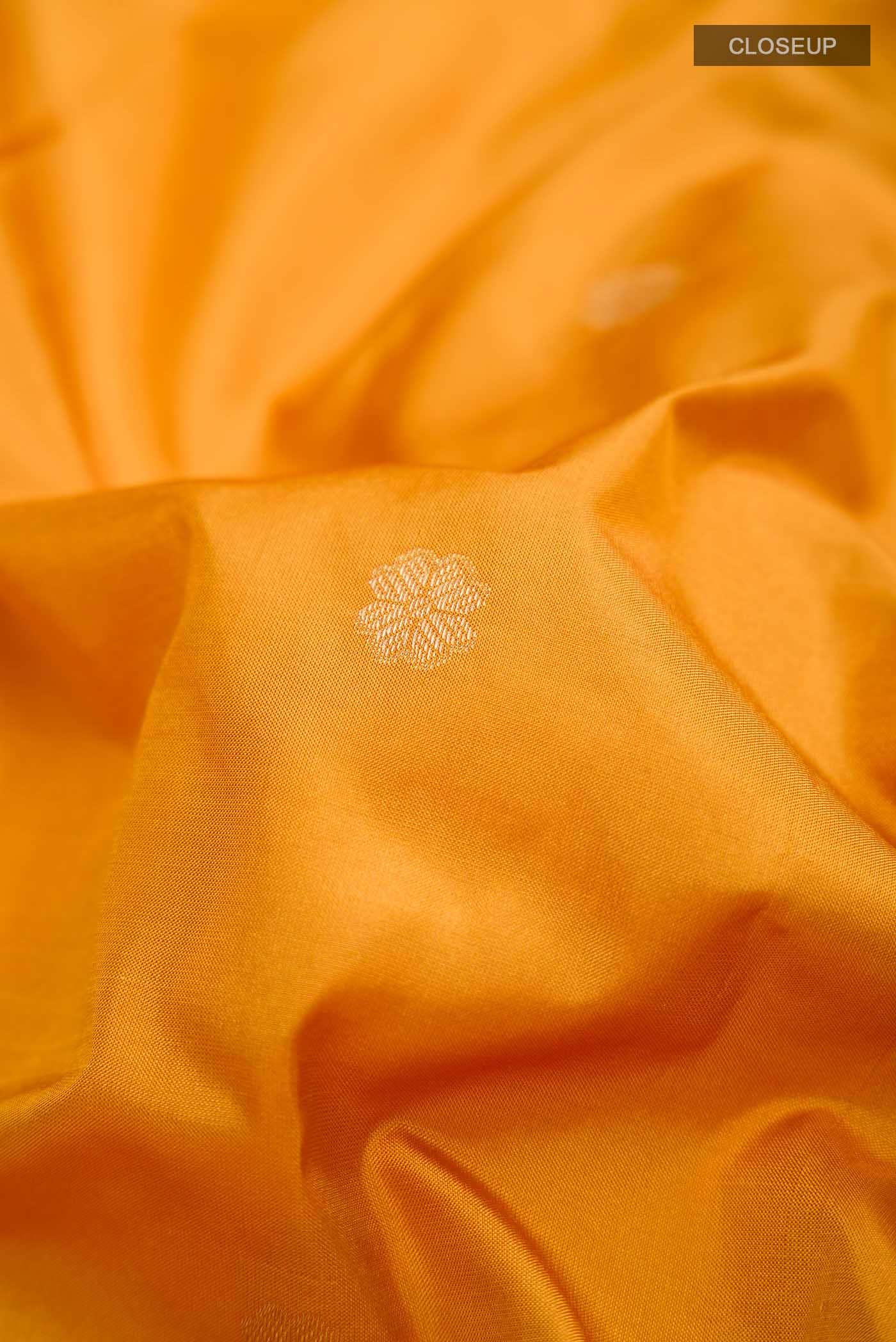 Mustard Bangalore Silk - kadyal Saree