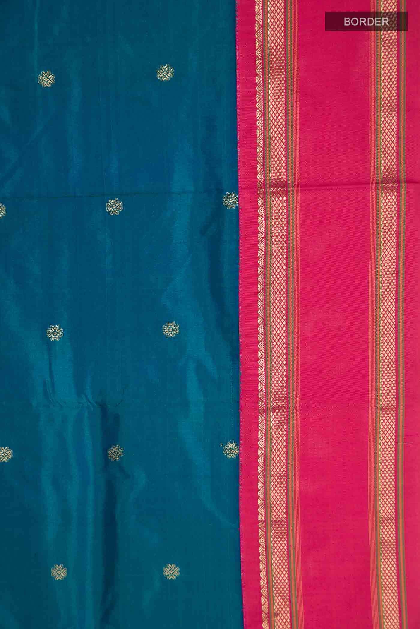Blue Bangalore Silk Saree