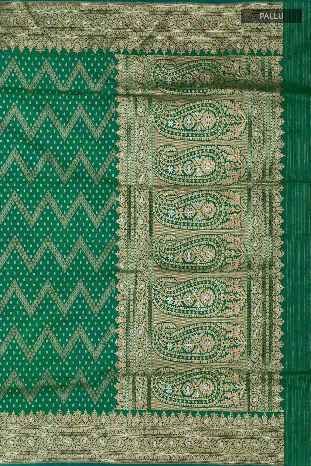 Green Banarasi Silk Saree