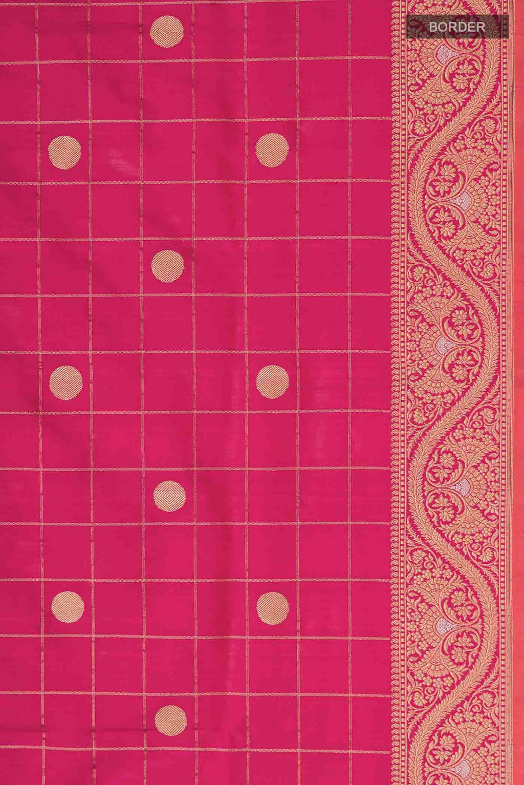 Pink Banarasi Silk Saree