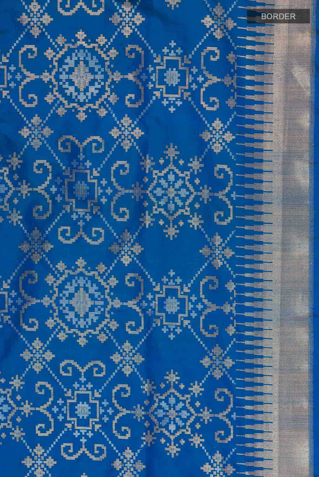 Blue Banarasi Silk Saree