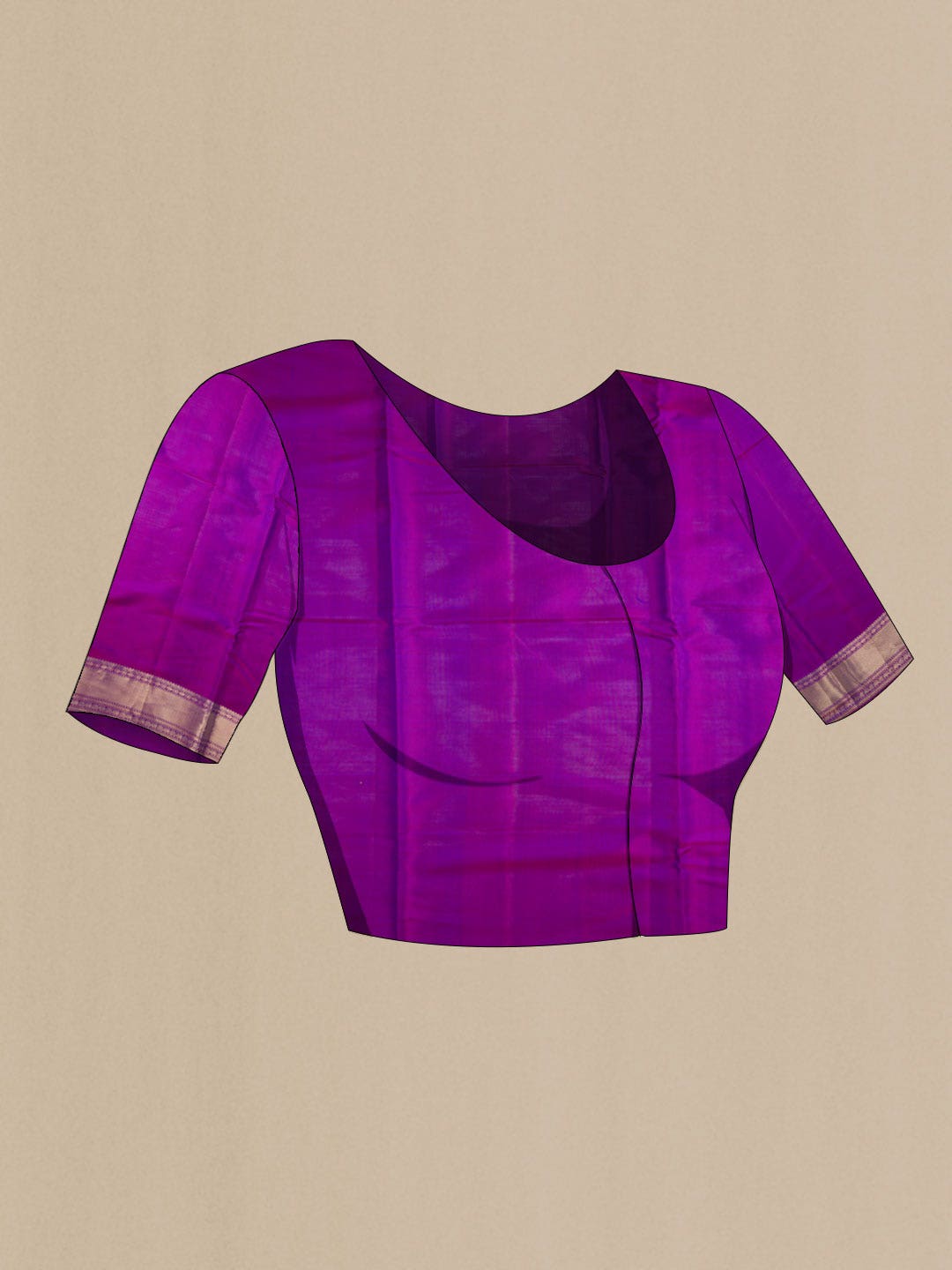 Blue Kanchipuram Silk Saree