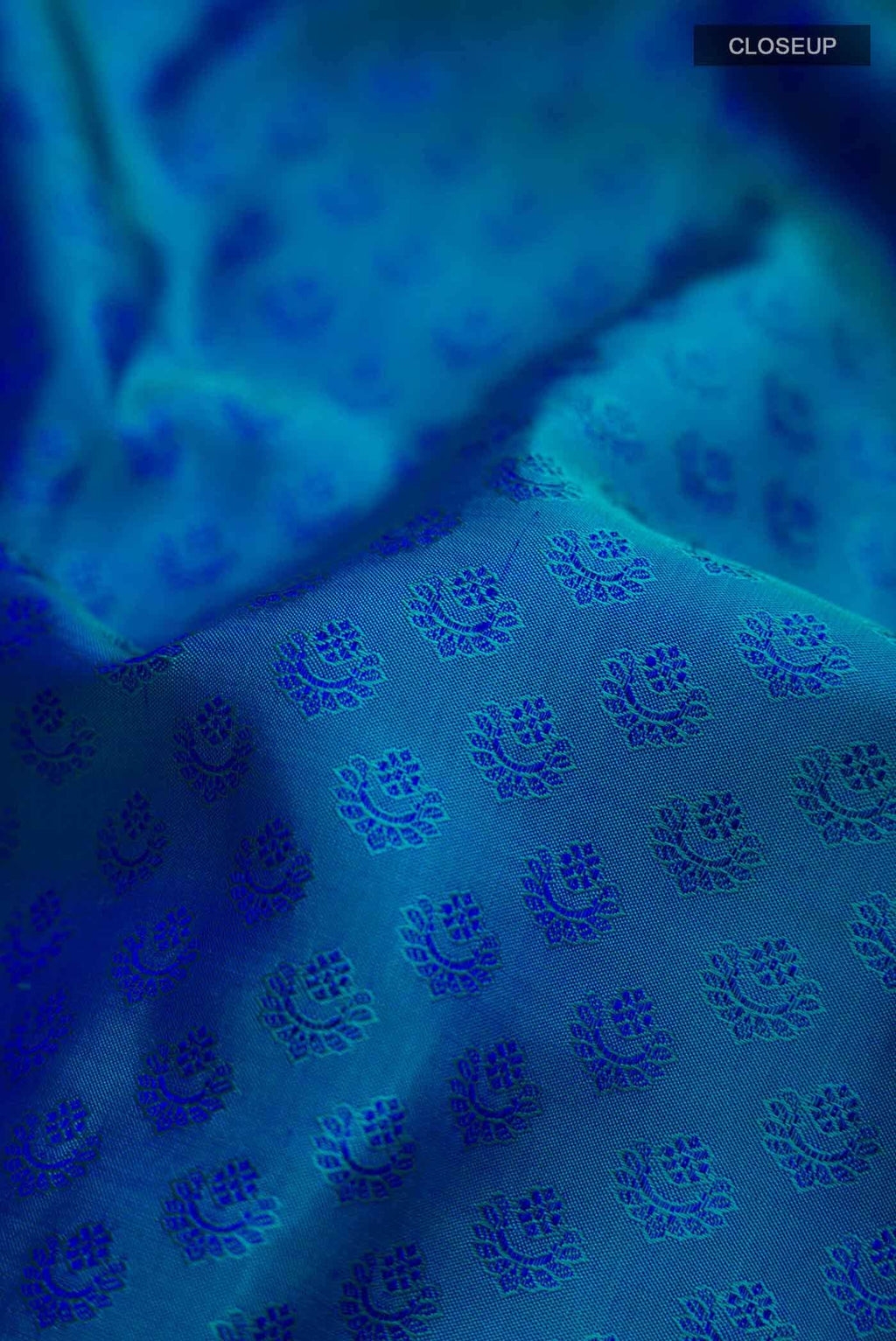 Blue Kanchipuram Silk Saree