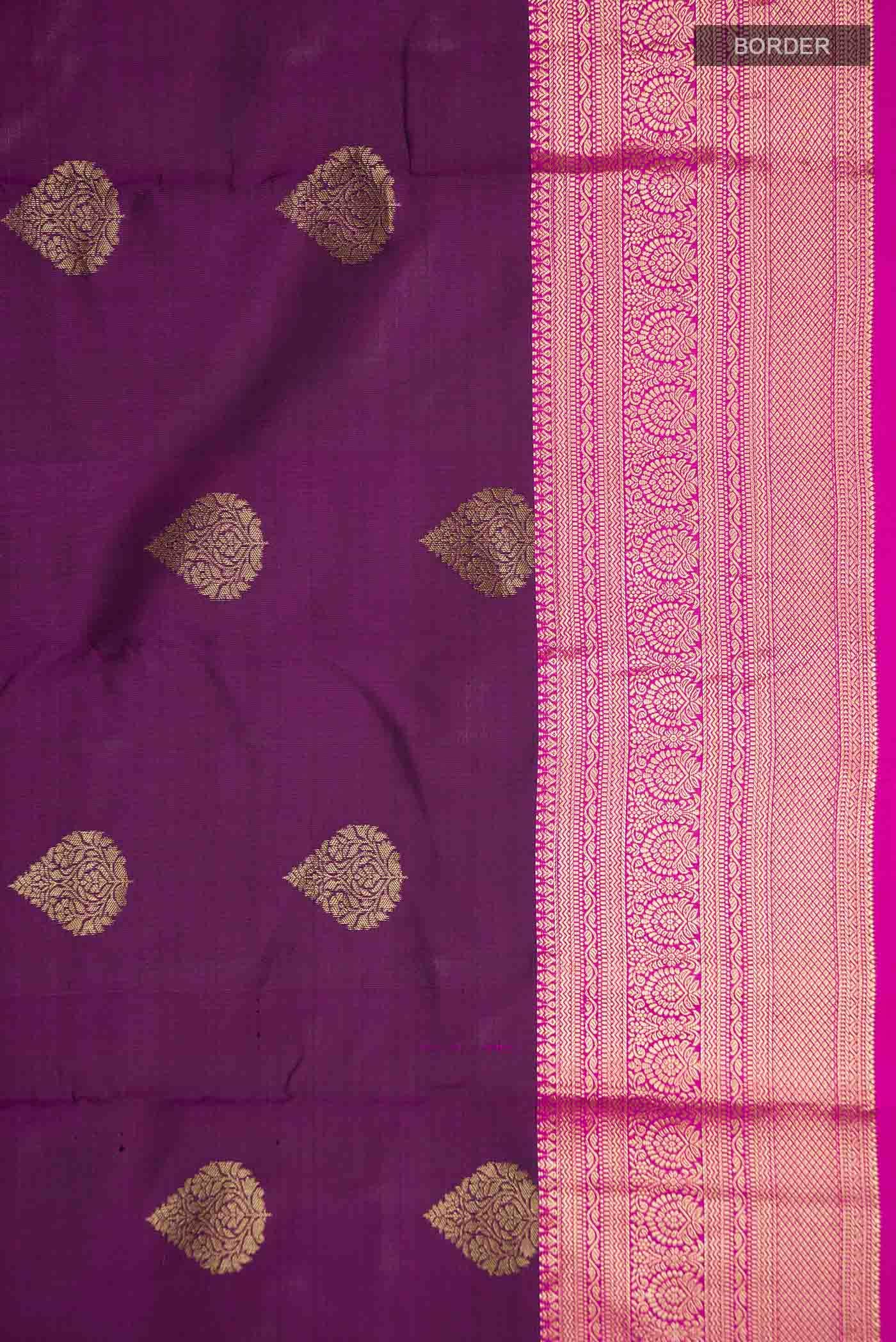 Purple Soft Silk Saree