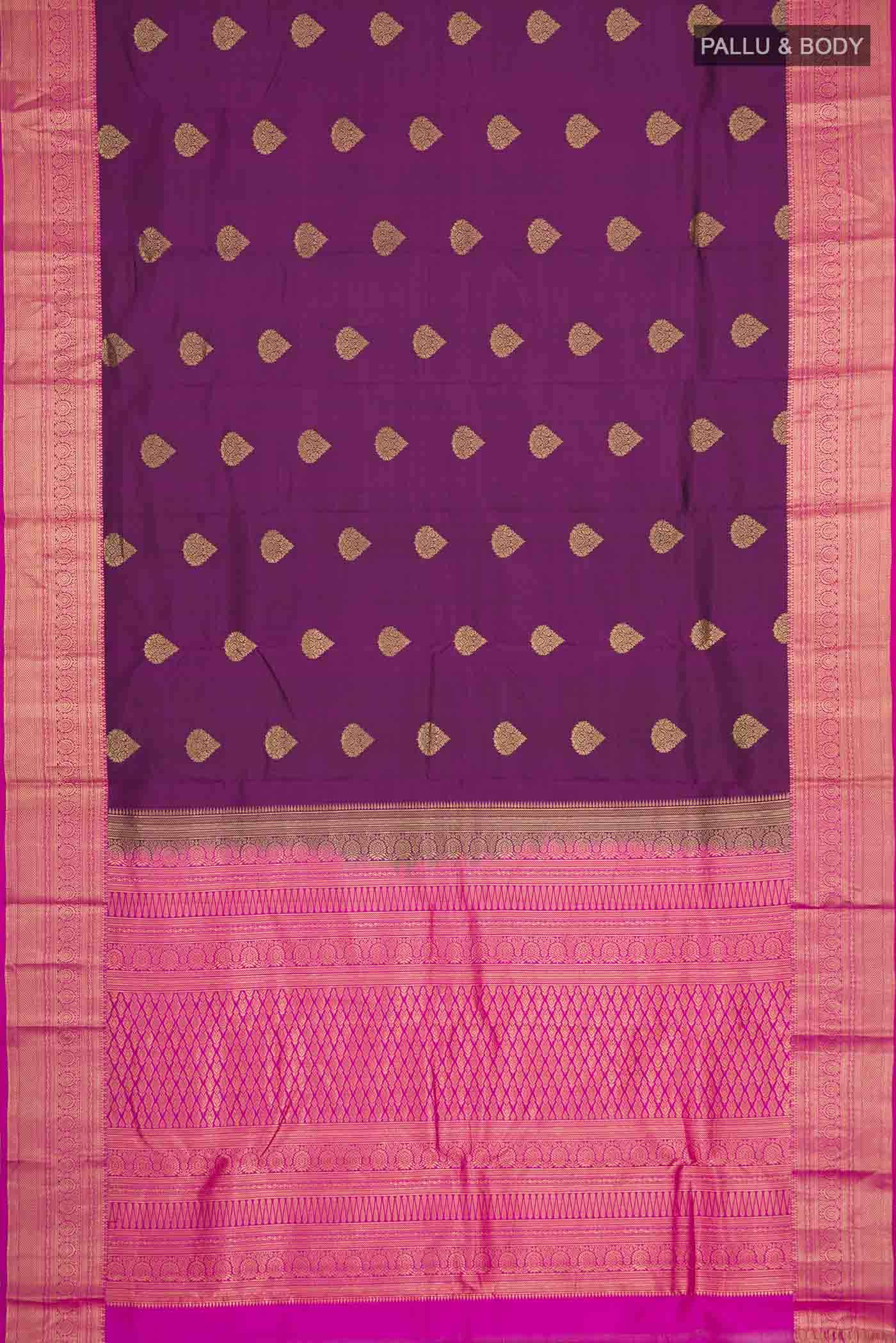 Purple Soft Silk Saree