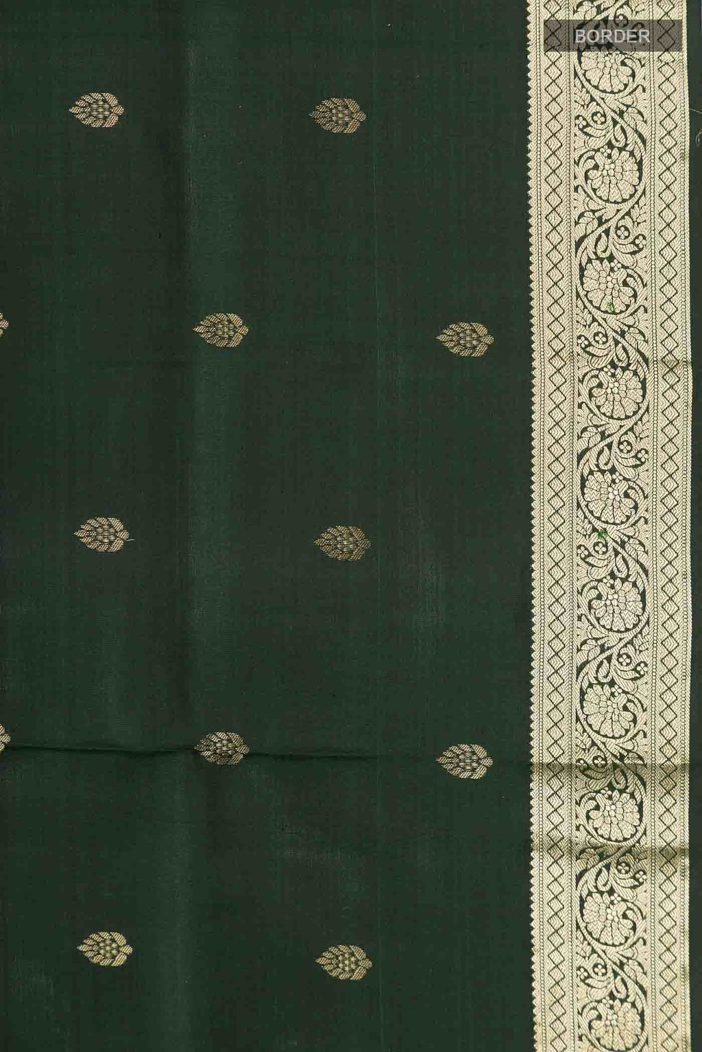 Bottle Green Soft Silk Saree