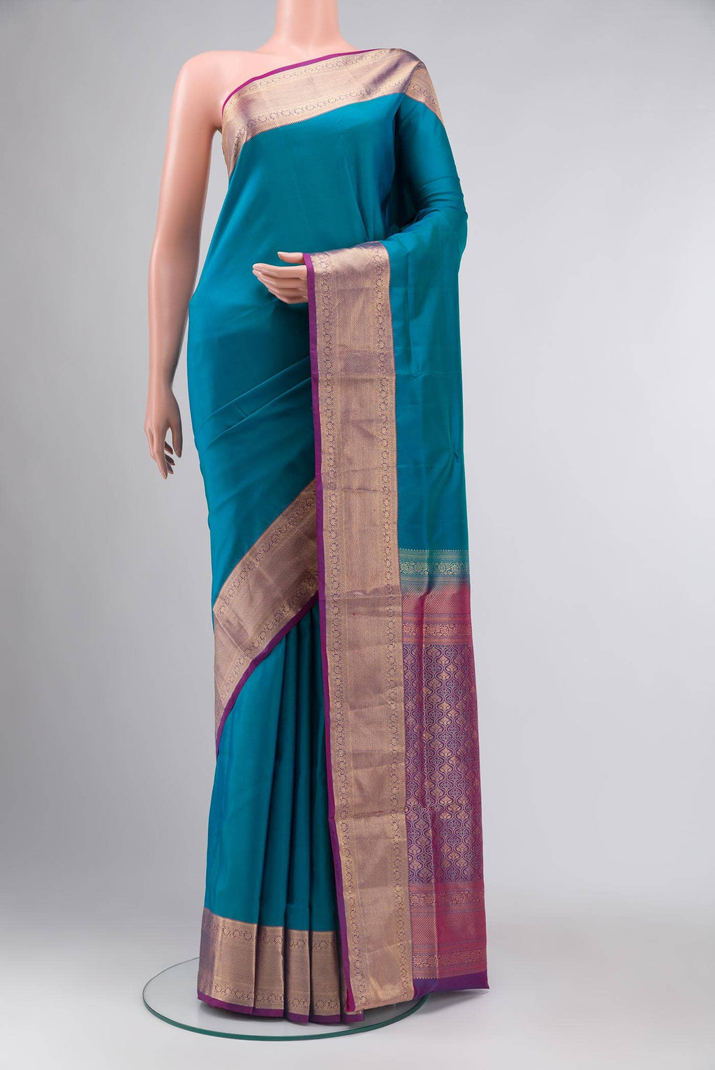 Blue Soft Silk Saree