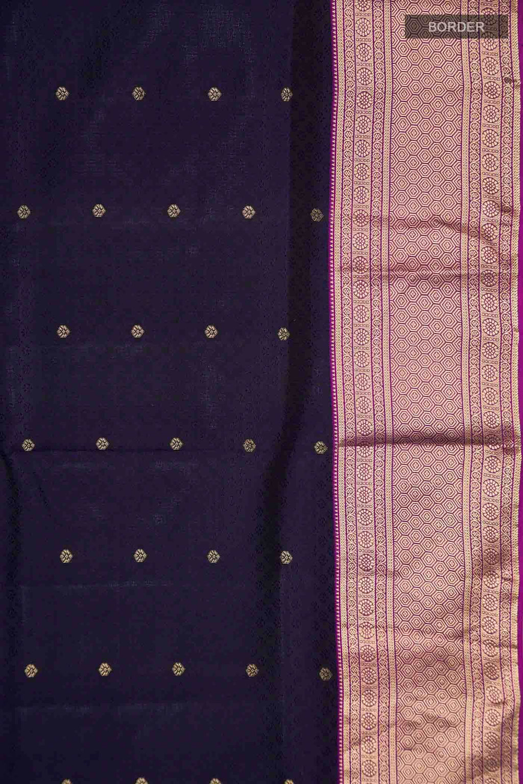 Navy Blue Soft Silk Saree