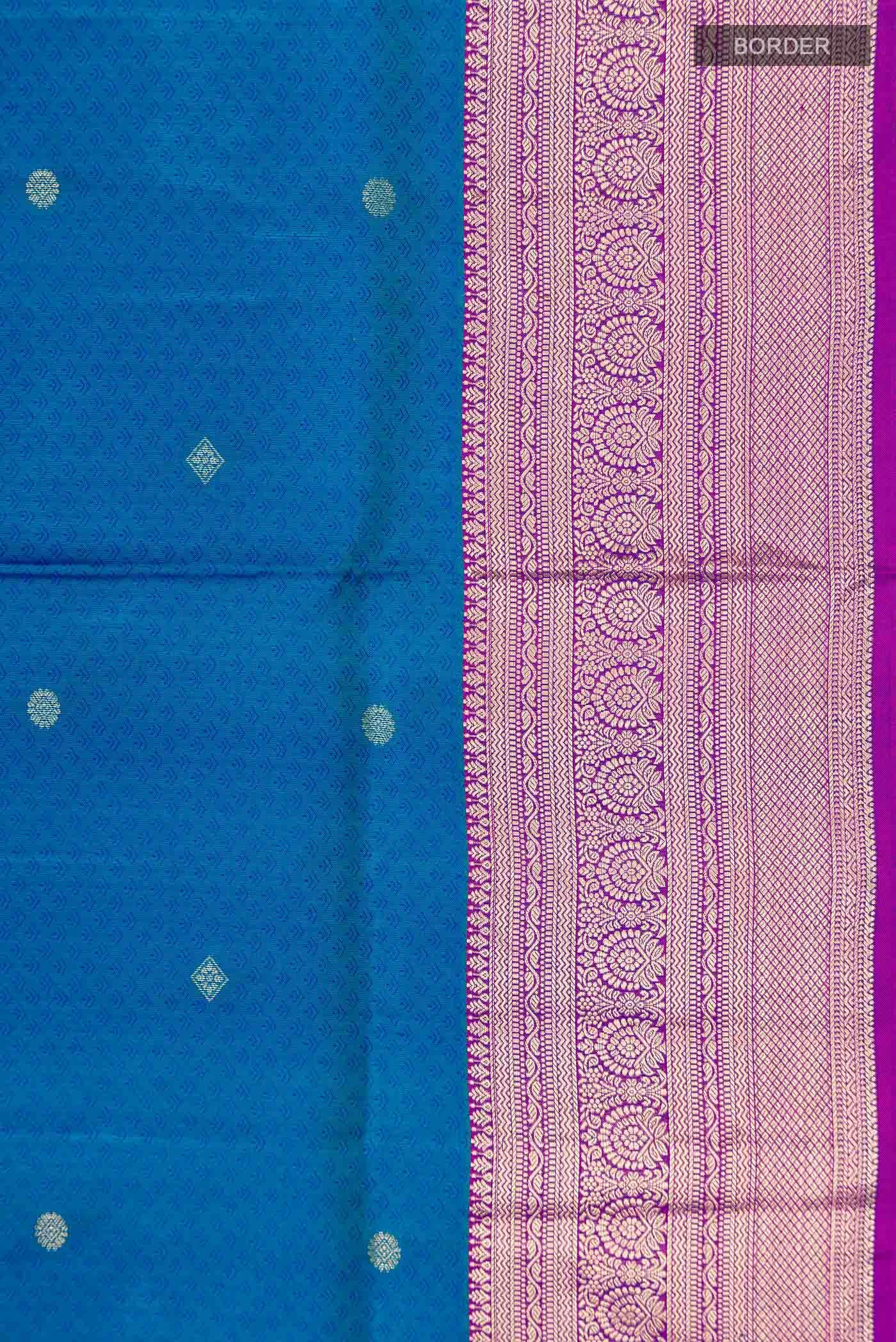 Blue Soft Silk Saree
