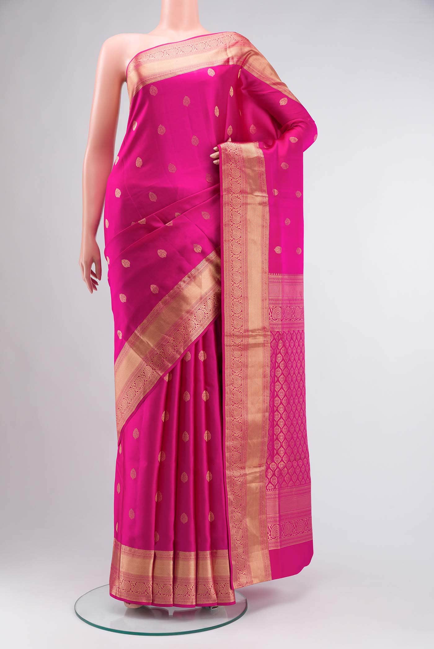 Pink Soft Silk Saree