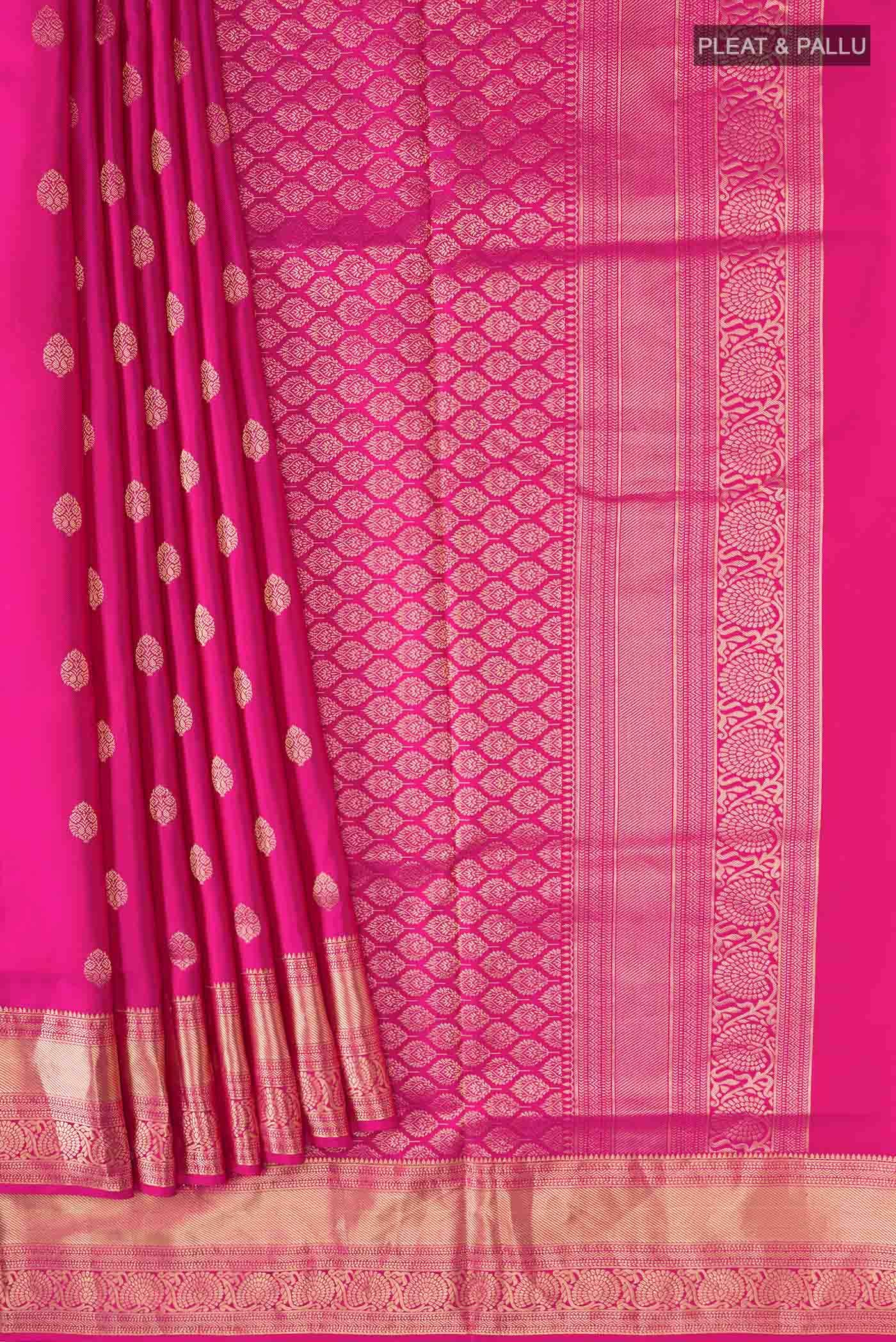 Pink Soft Silk Saree