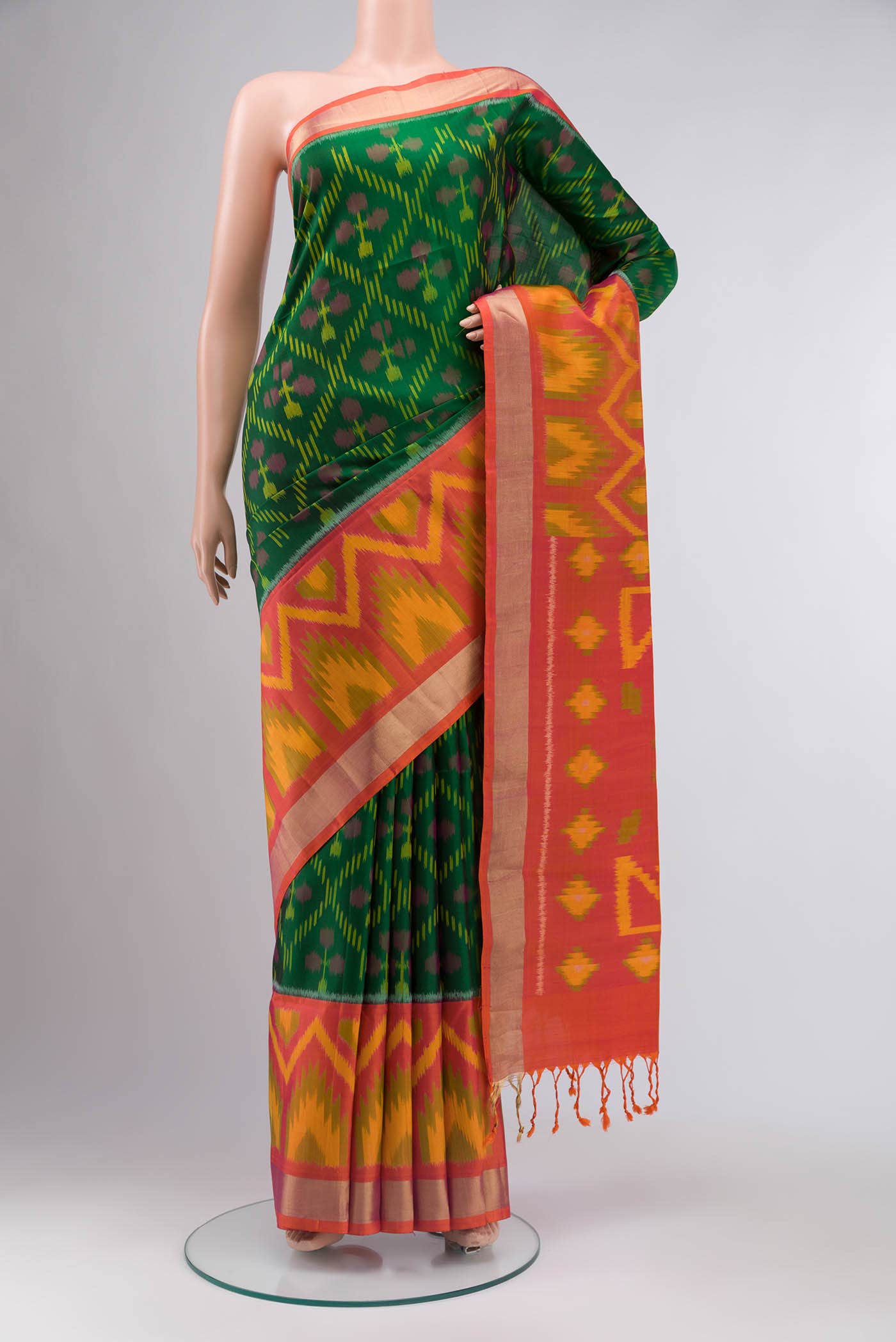 Green Soft Silk Saree