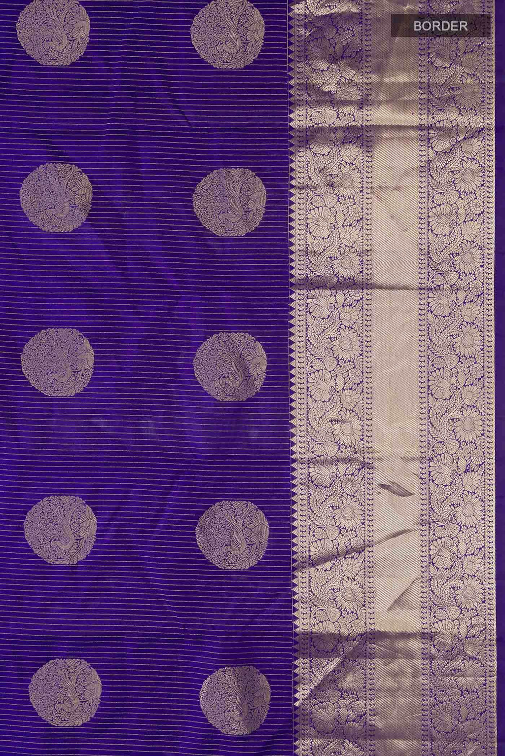 Blue Kanchipuram Silk Saree