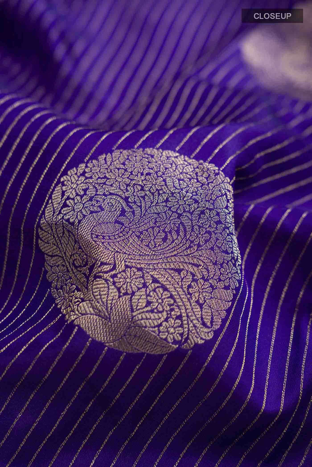 Blue Kanchipuram Silk Saree