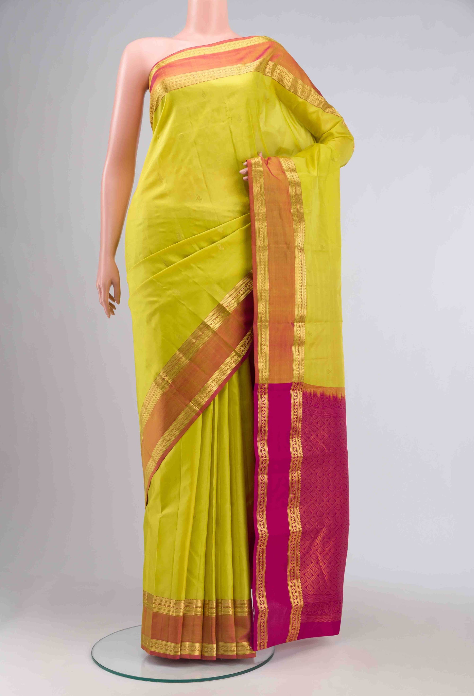 Green Kanchipuram Silk Saree