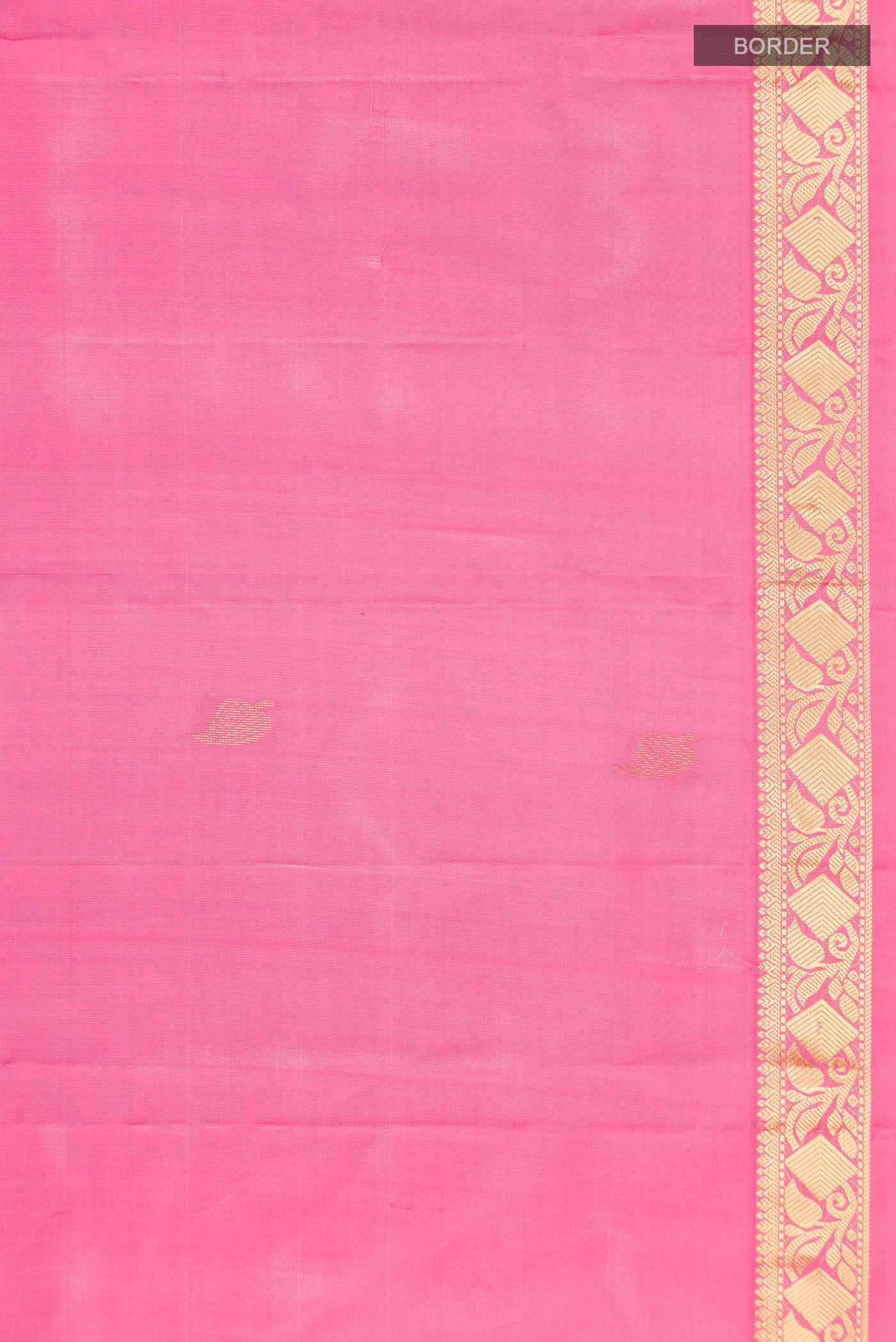 Pink Kanchipuram Silk Saree