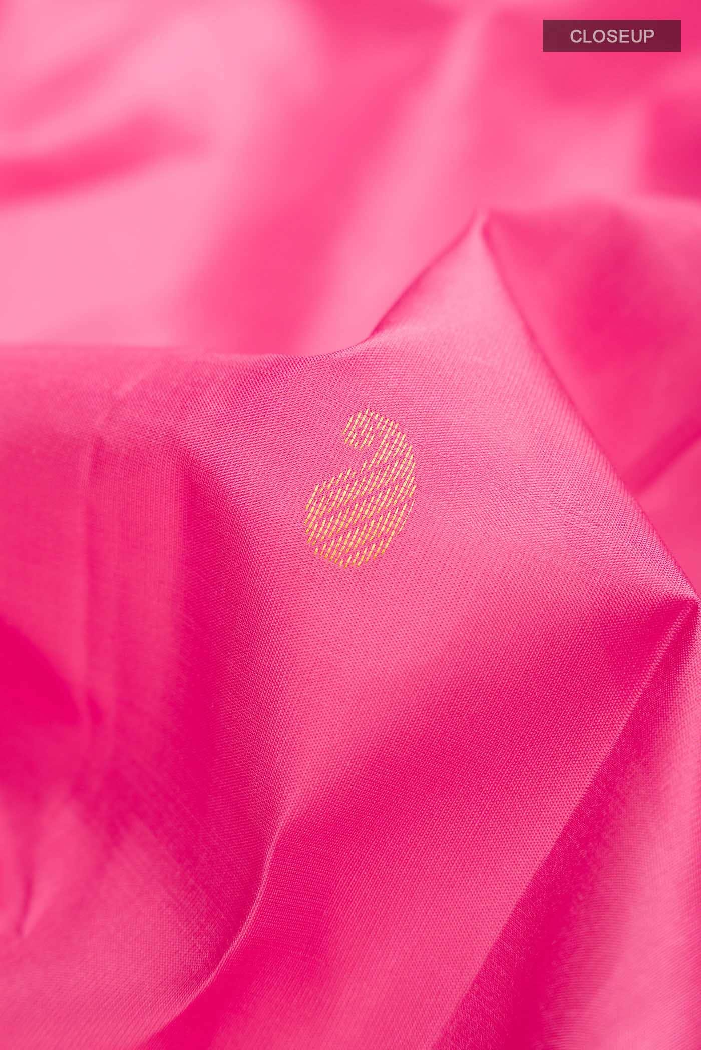 Pink Kanchipuram Silk Saree
