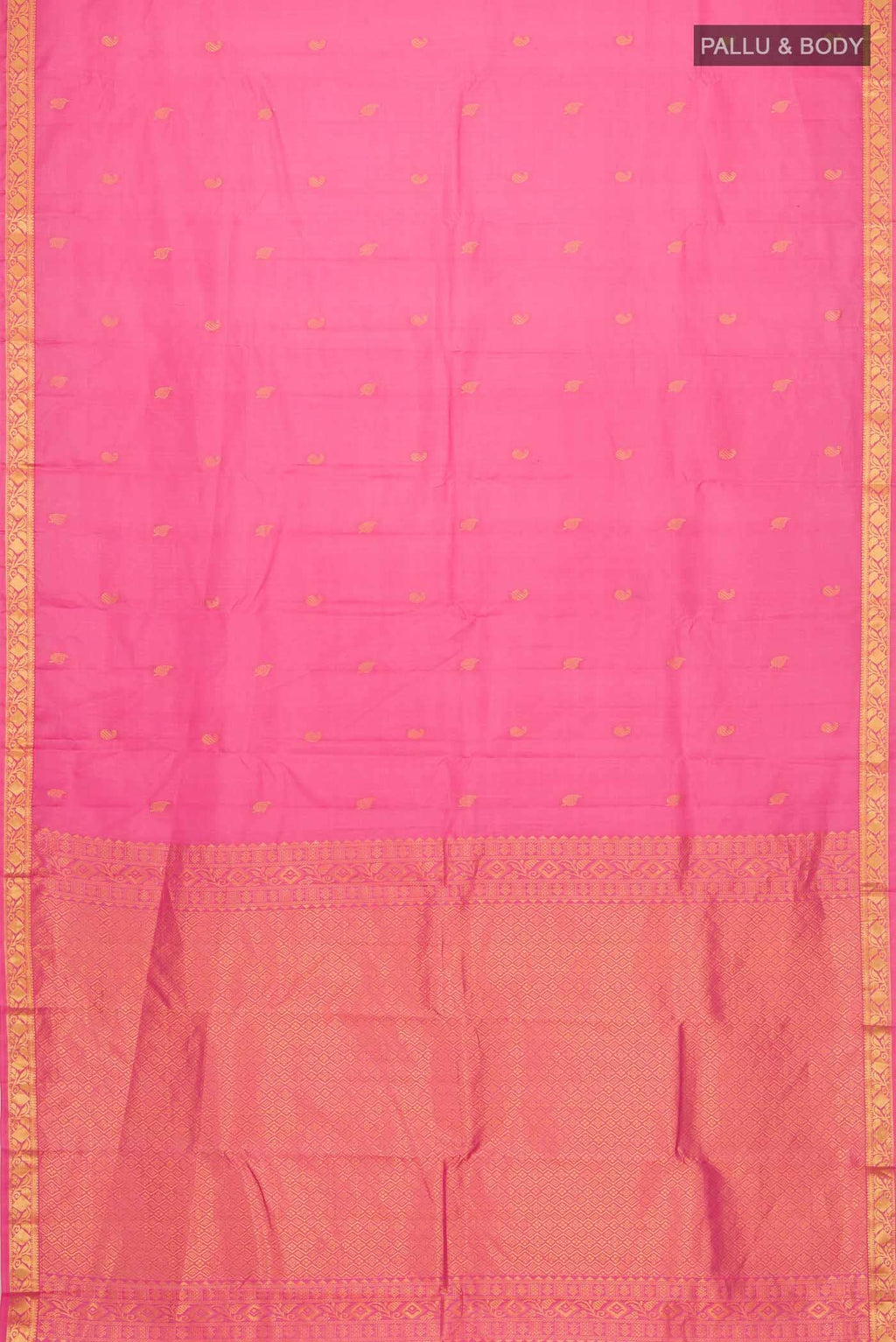 Pink Kanchipuram Silk Saree