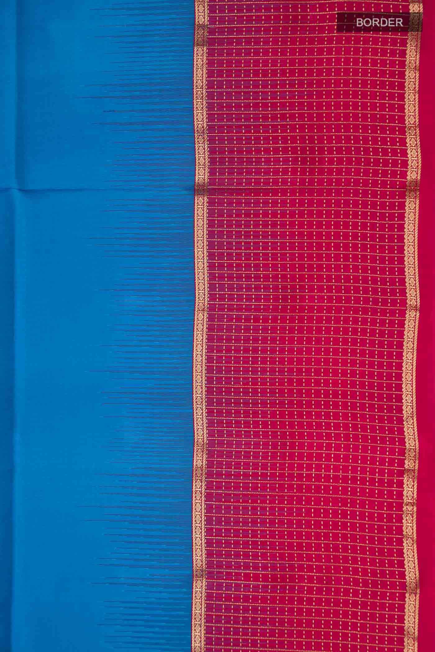 Blue Soft Silk Saree