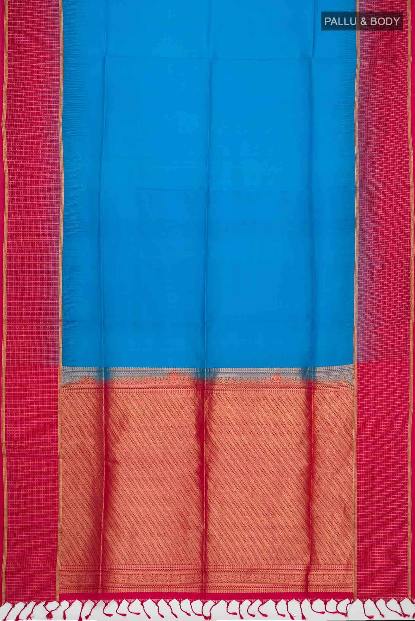 Blue Soft Silk Saree