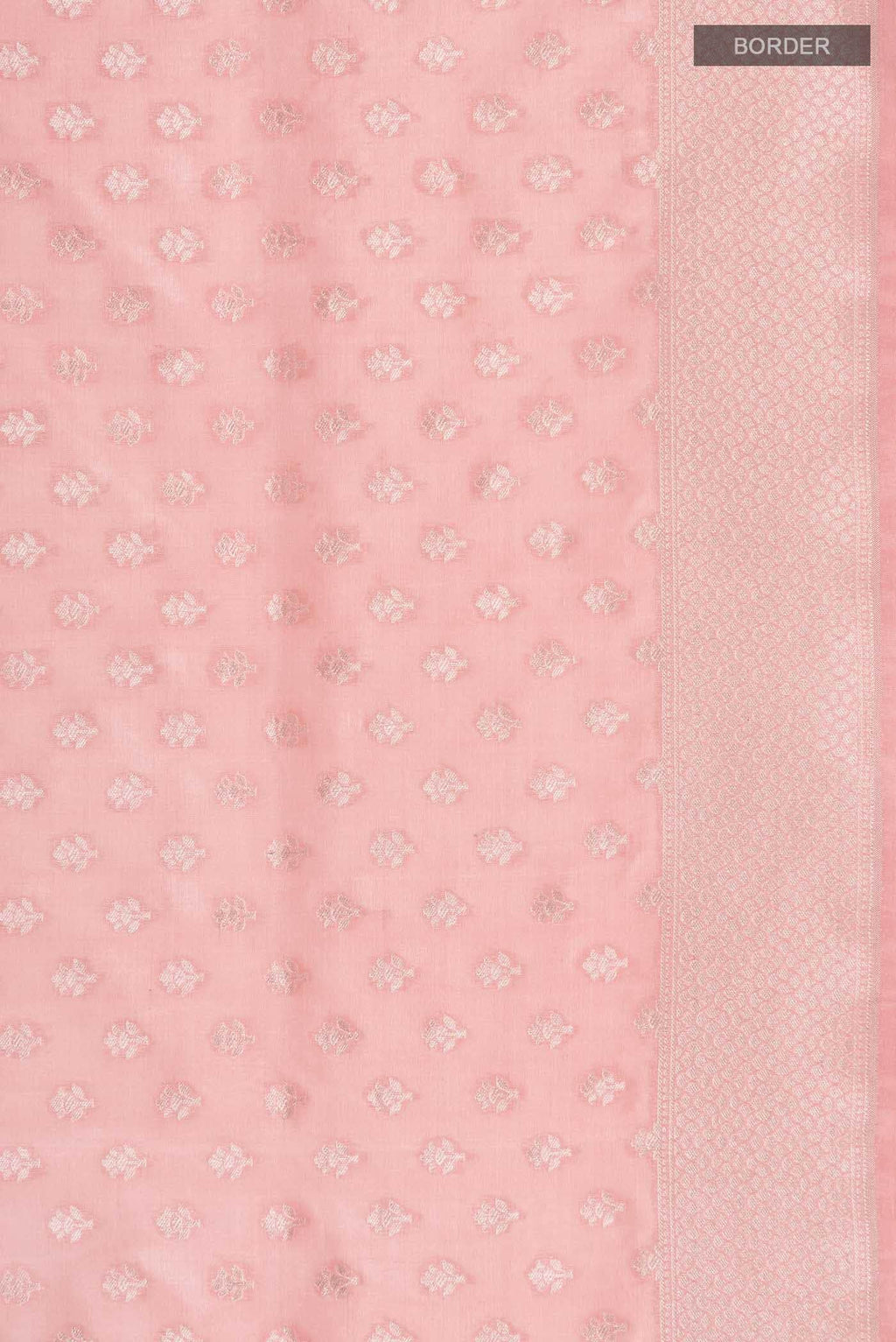 Peach Banarasi Silk Saree