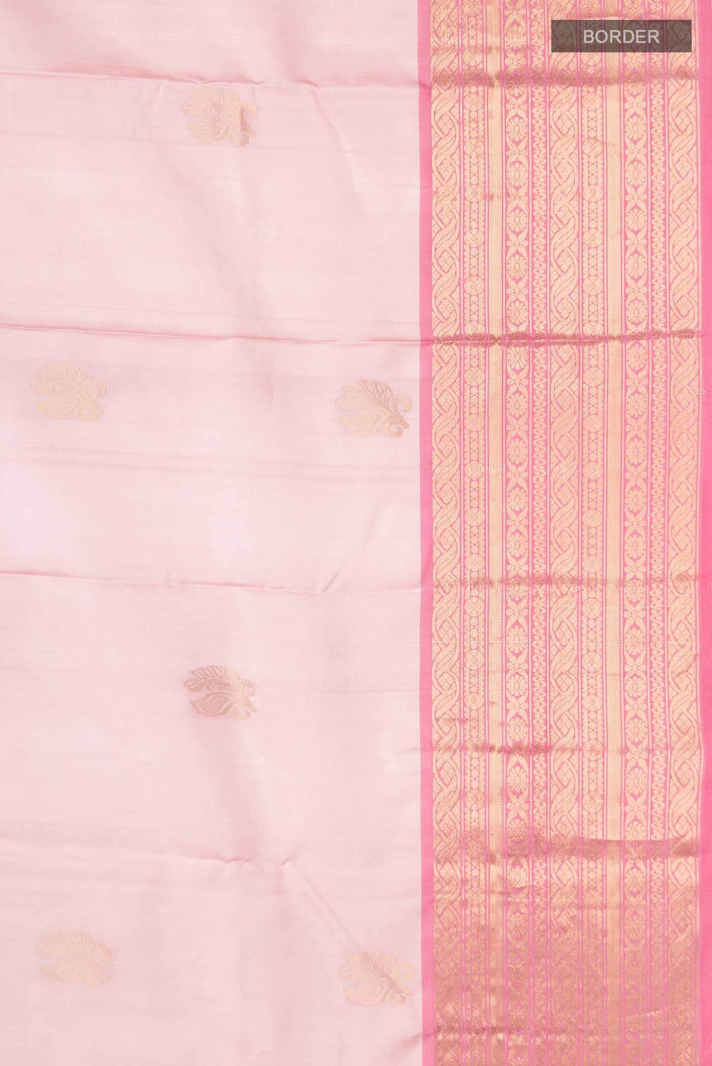 Peach Soft Silk Saree