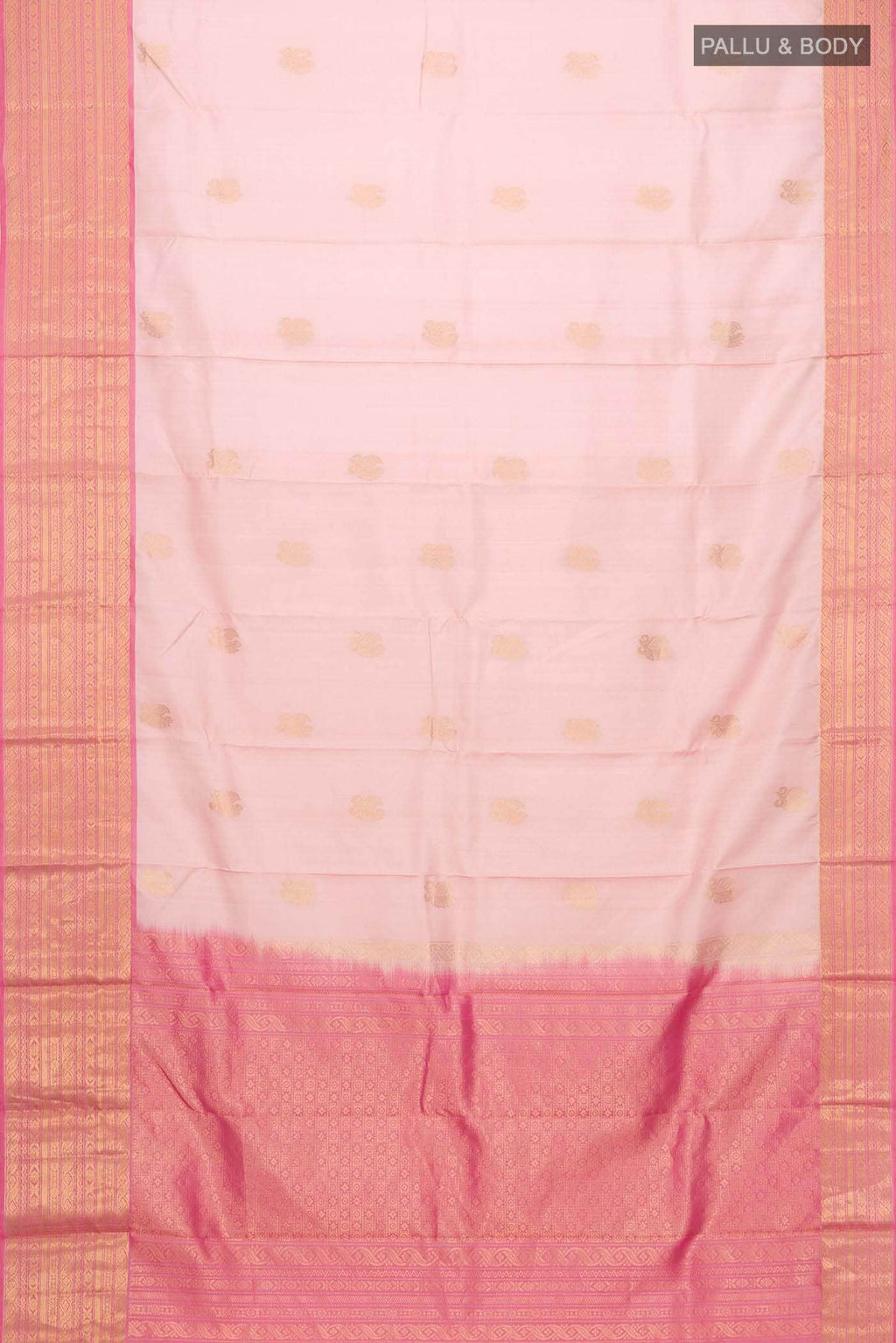 Peach Soft Silk Saree