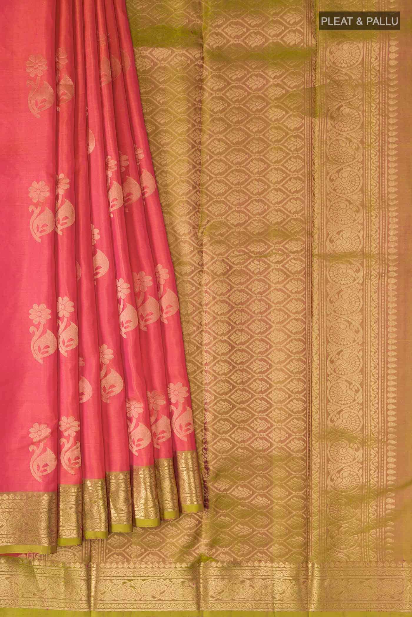 Pink Soft Silk Saree