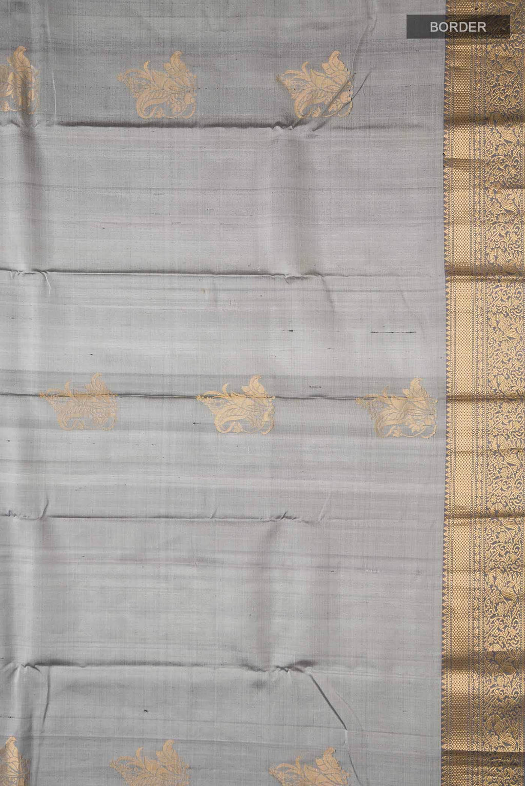 Grey Soft Silk Saree