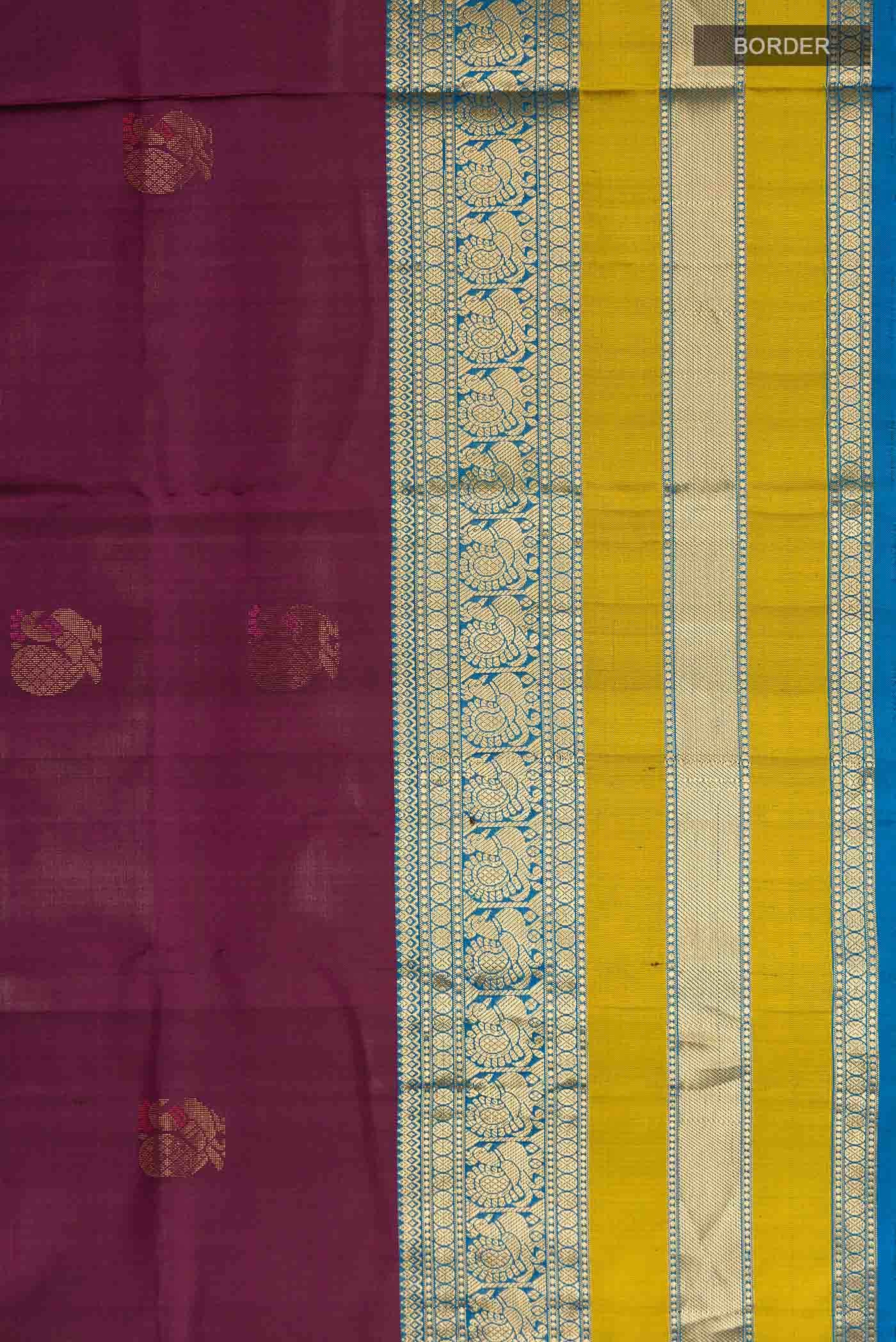 Brown Soft Silk Saree