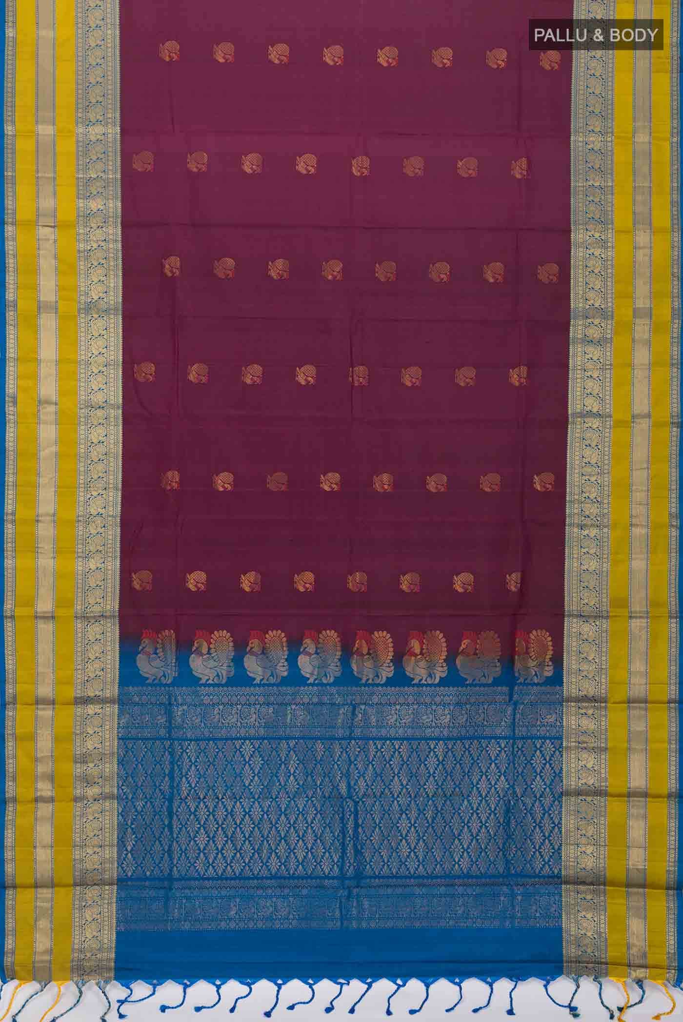 Brown Soft Silk Saree