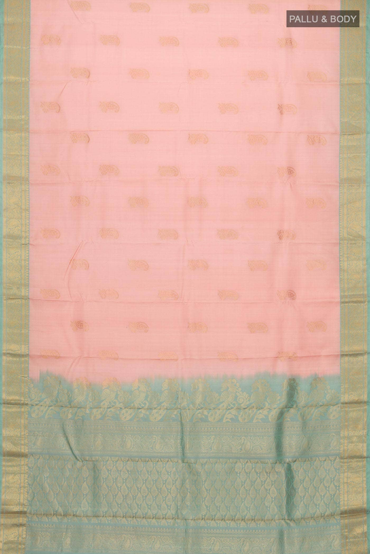 Pink Kanchipuram Silk Saree