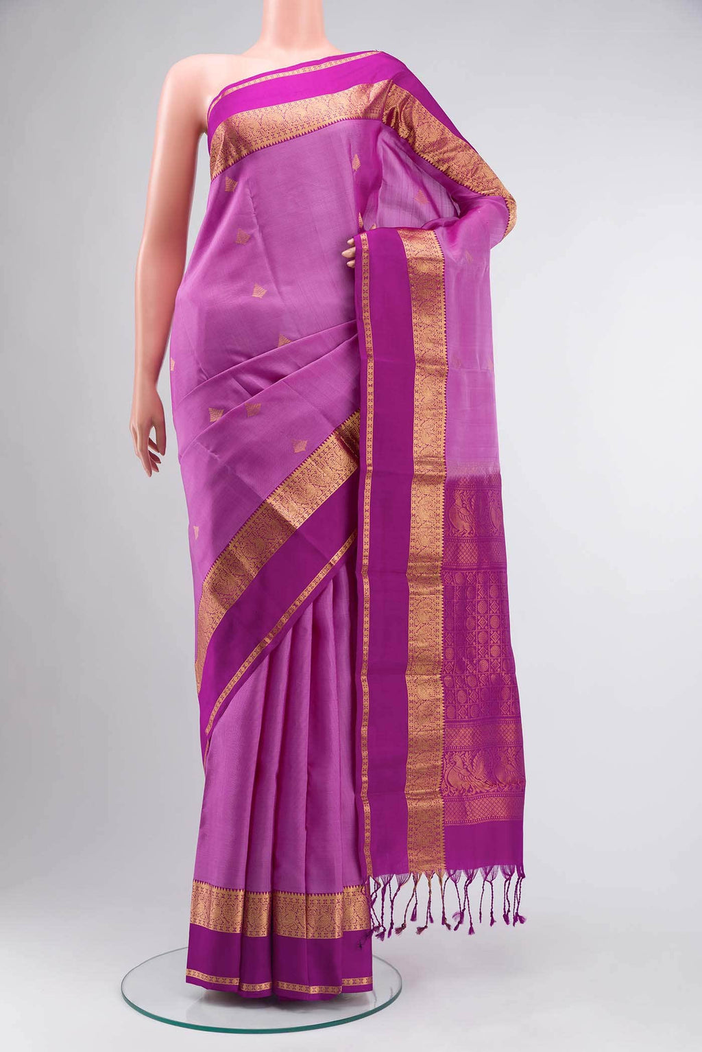 Purple Soft Silk Saree