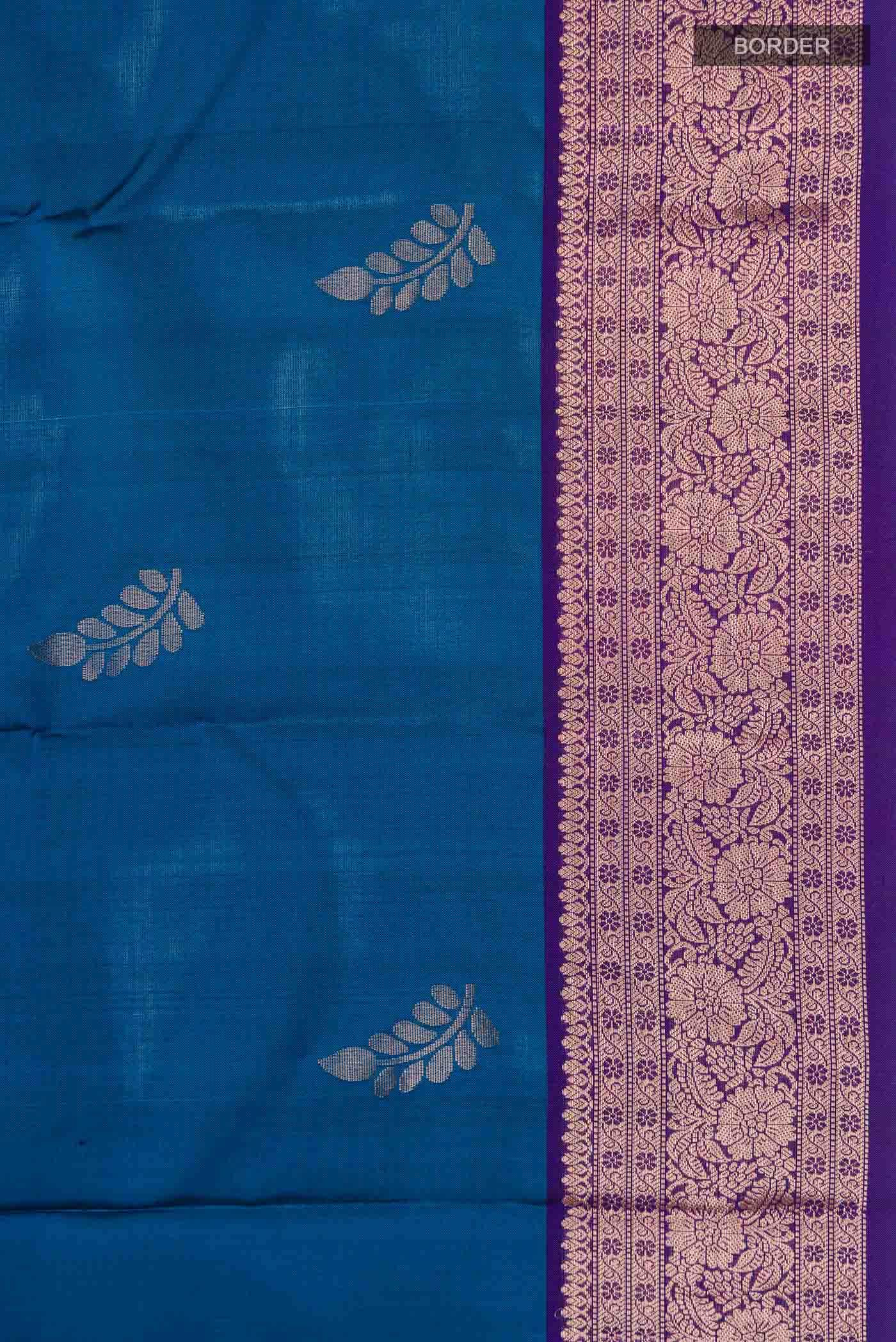 Blue Soft Silk Saree