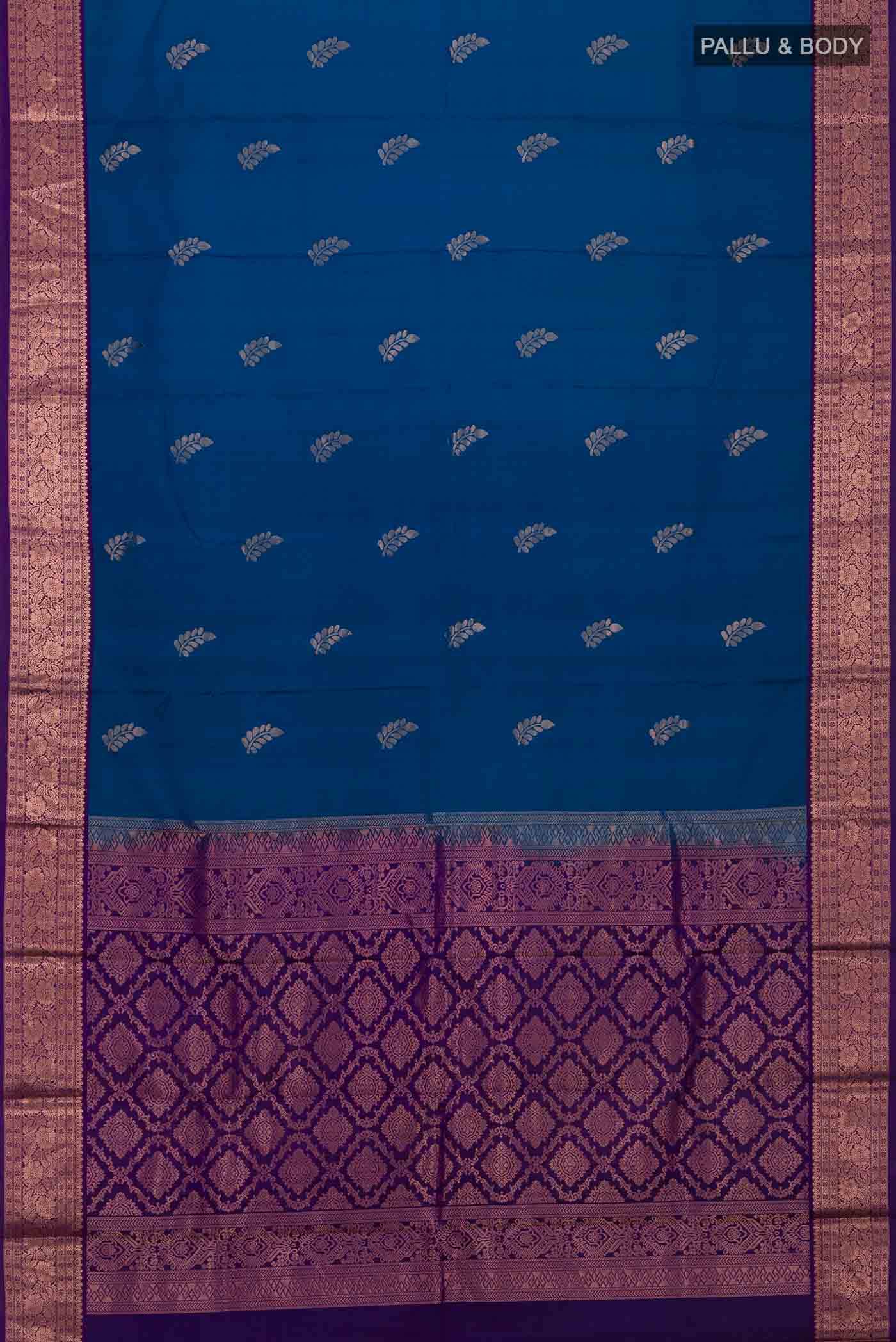 Blue Soft Silk Saree