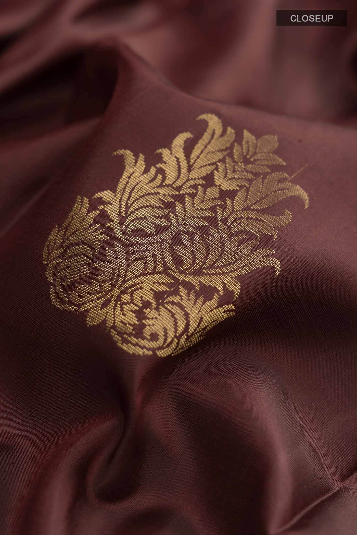 Brown Soft Silk Saree