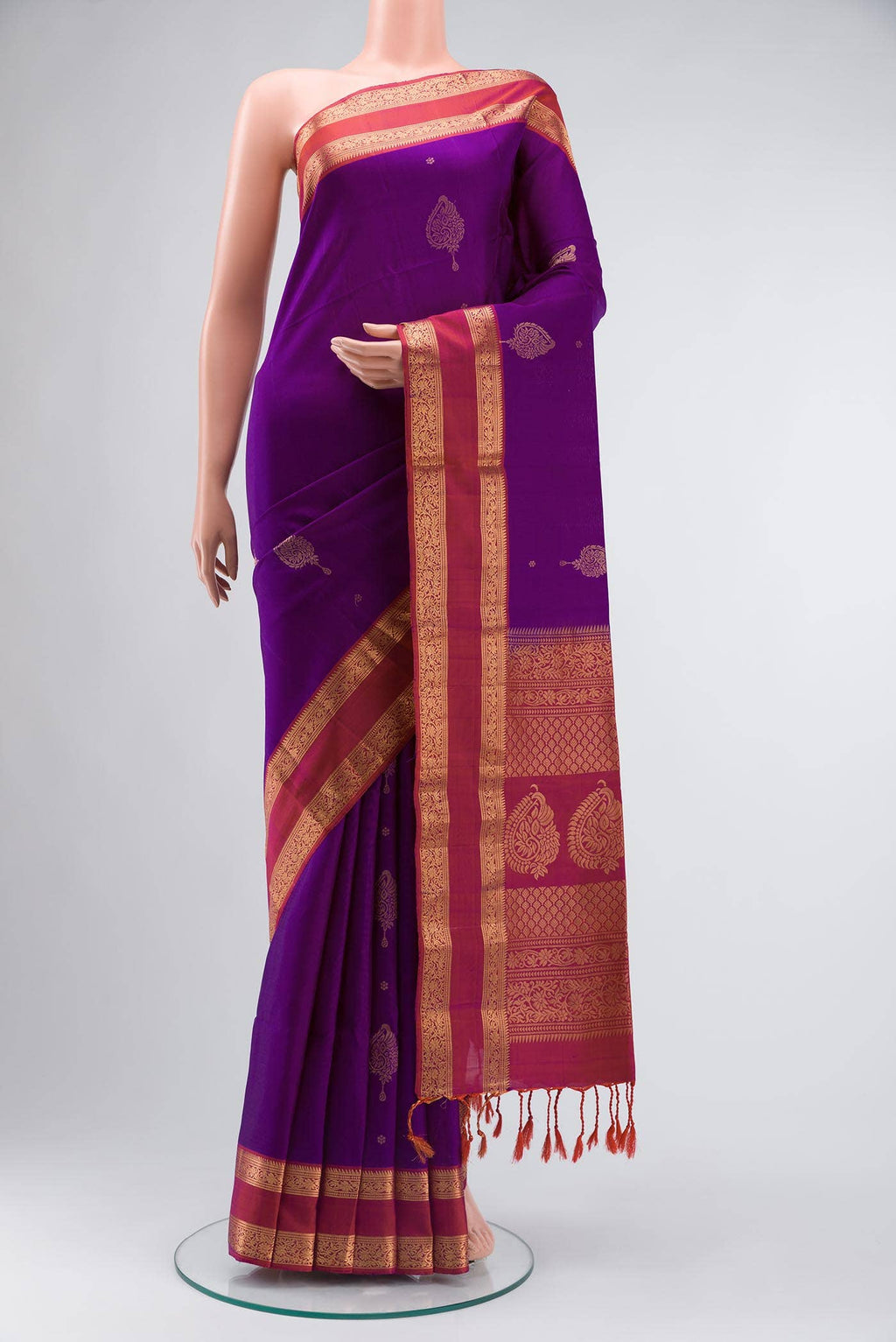Purple Soft Silk Saree