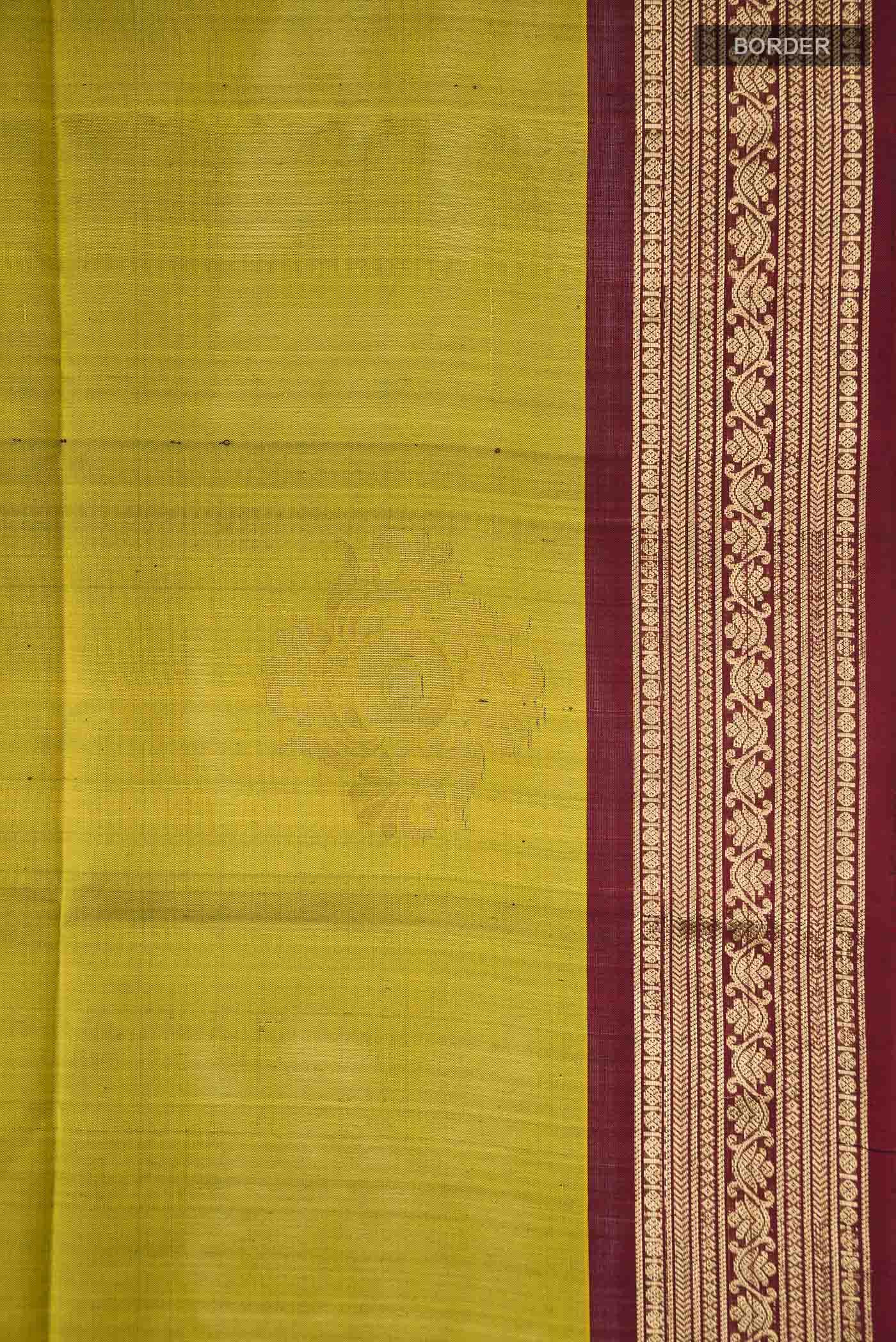 Mehandi Green Soft Silk Saree
