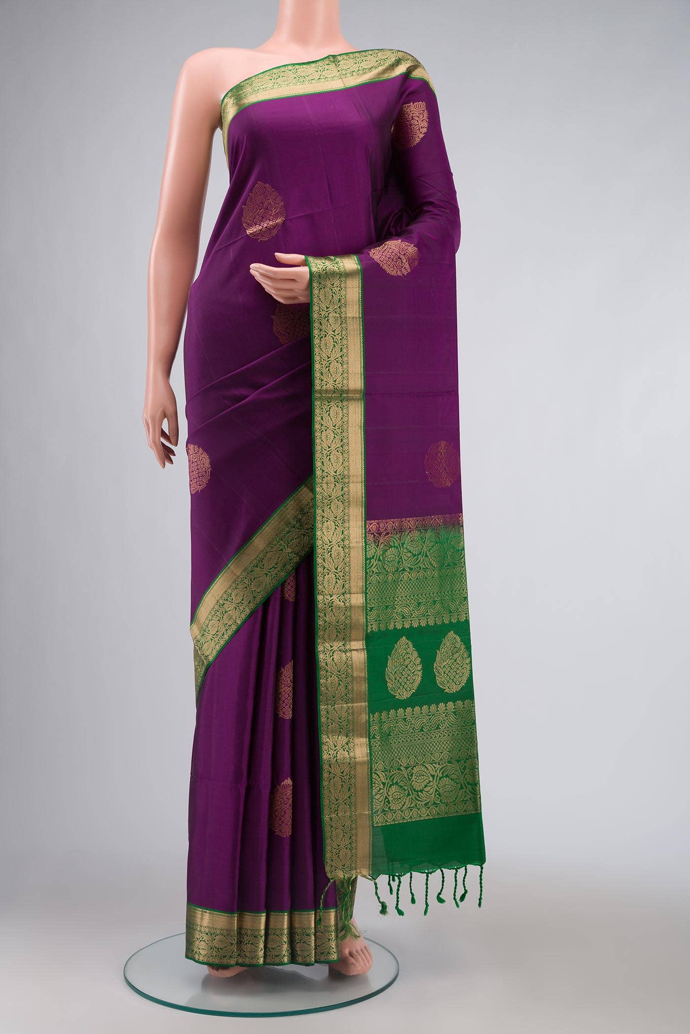 Purple Soft Silk Saree