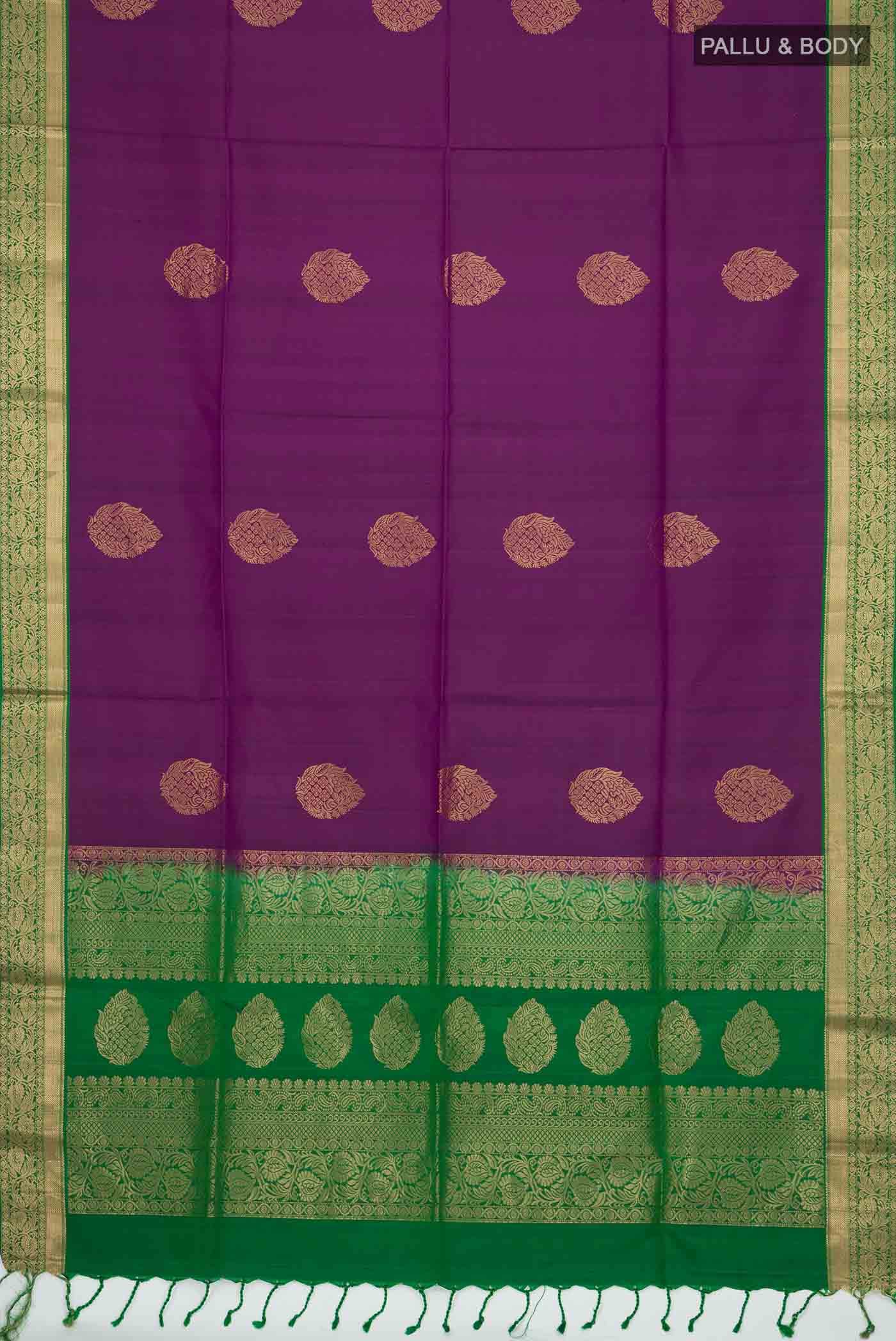 Purple Soft Silk Saree
