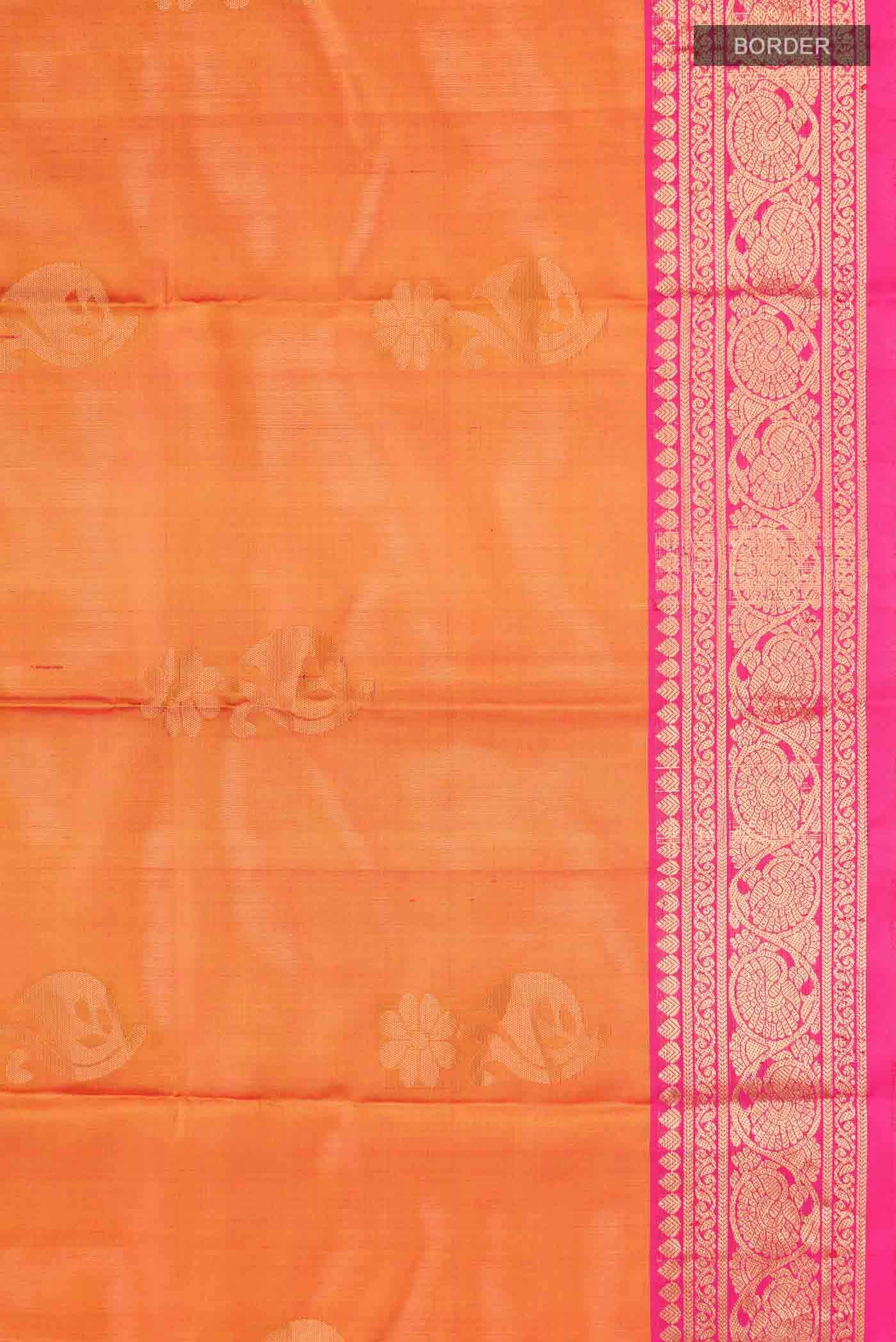 Mustard Soft Silk Saree