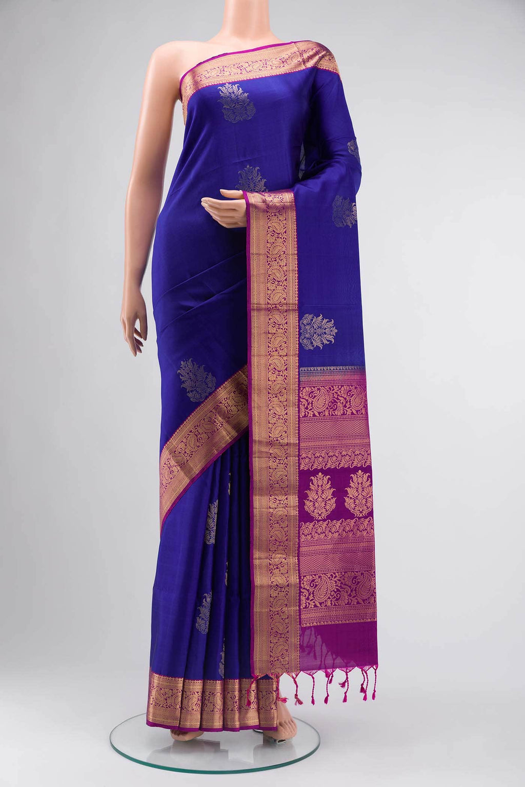 Blue Soft Silk Saree