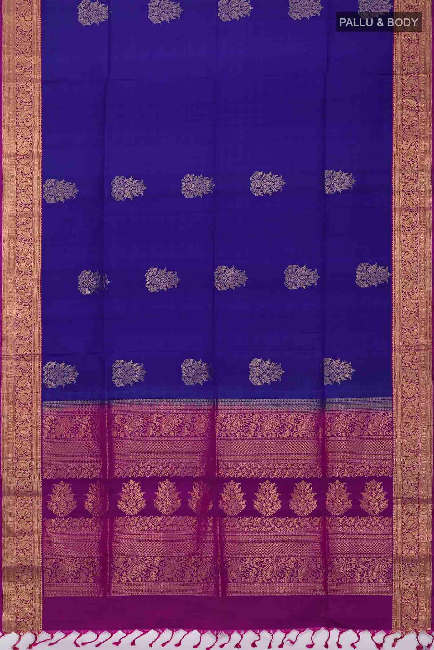 Blue Soft Silk Saree