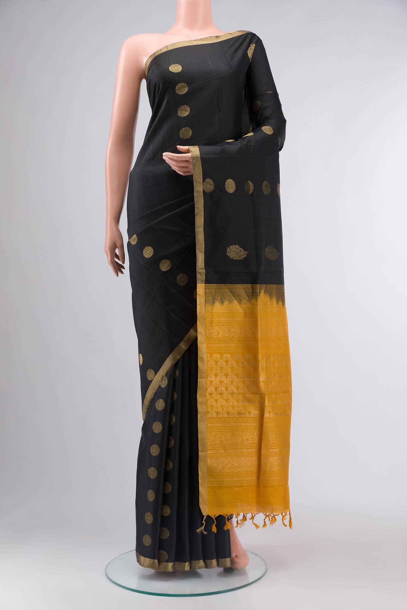 Black Soft Silk Saree