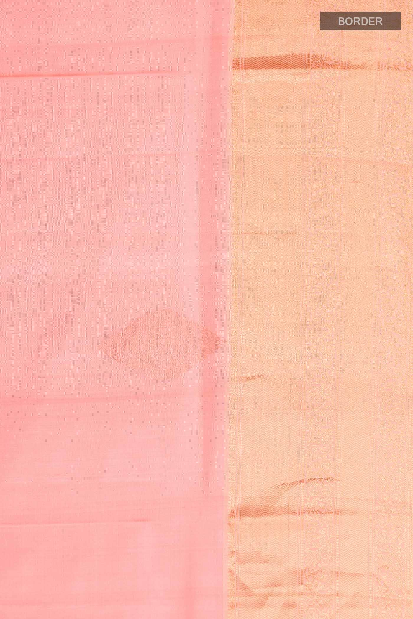 Peach Soft Silk Saree